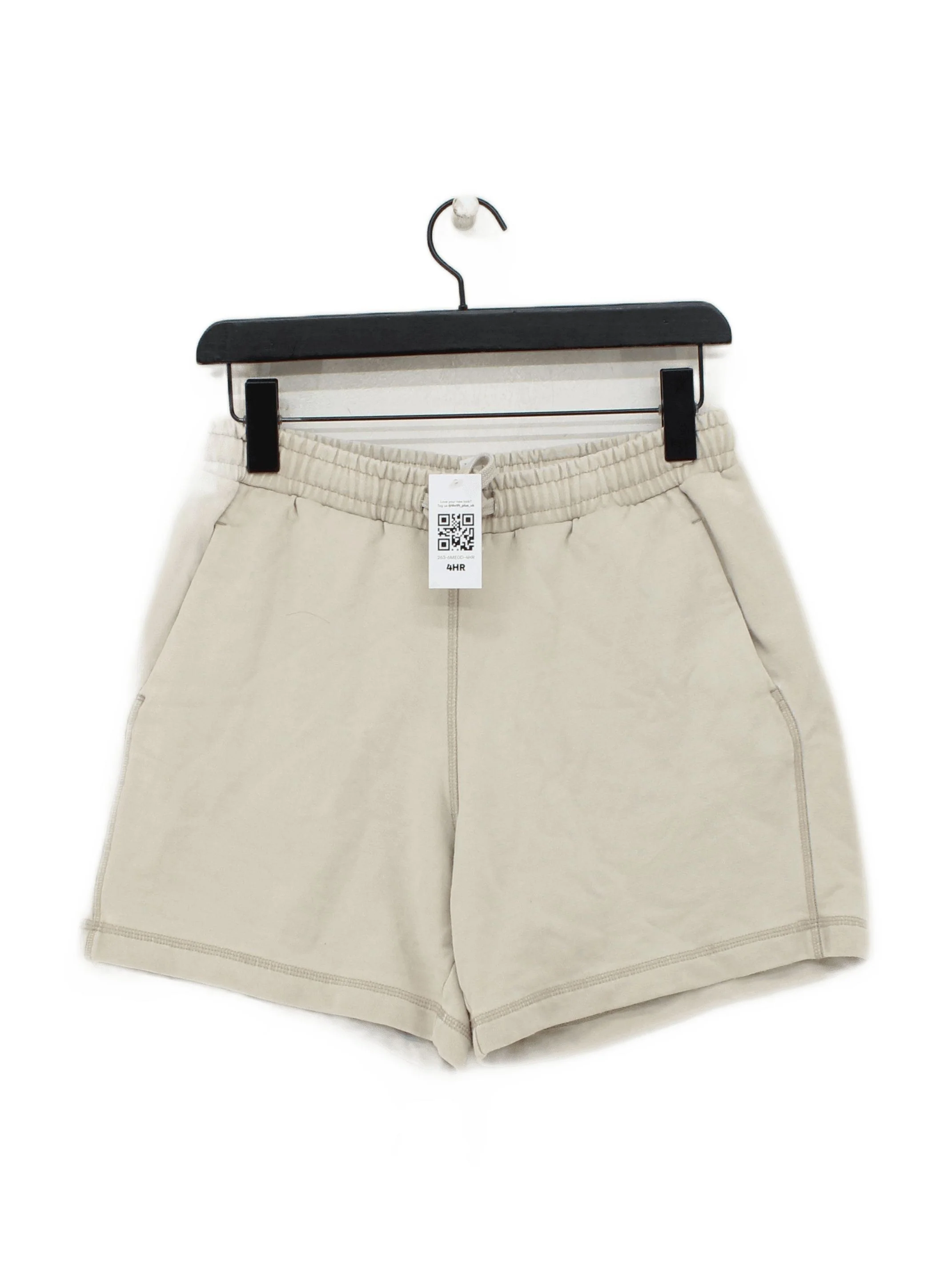 COS Women's Shorts XS Cream 100% Cotton Sweat