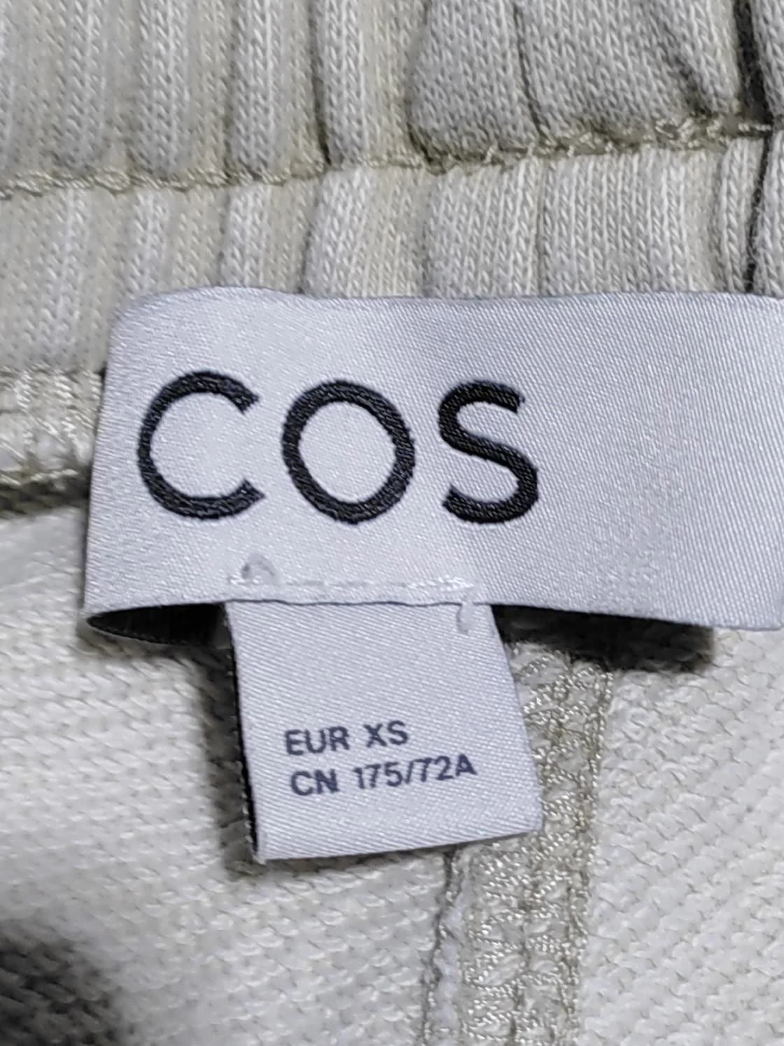 COS Women's Shorts XS Cream 100% Cotton Sweat - Image 5