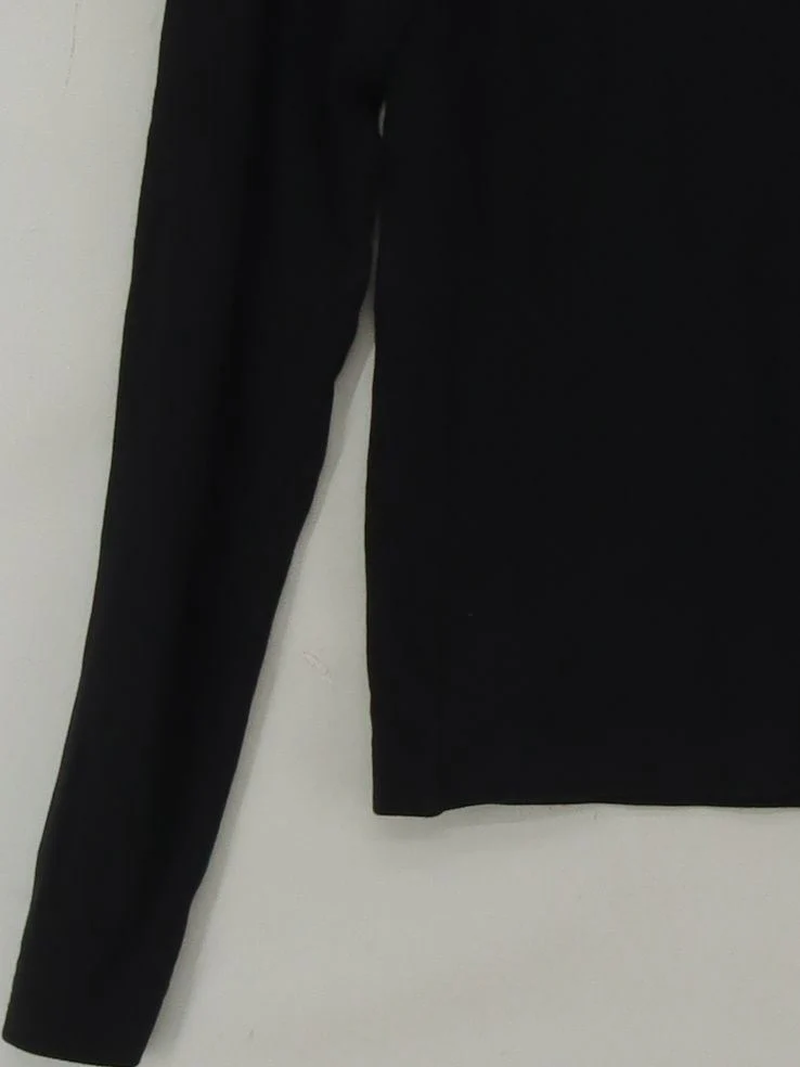 COS Women's T-Shirt L Black Cotton with Elastane Basic New with tags - Image 4