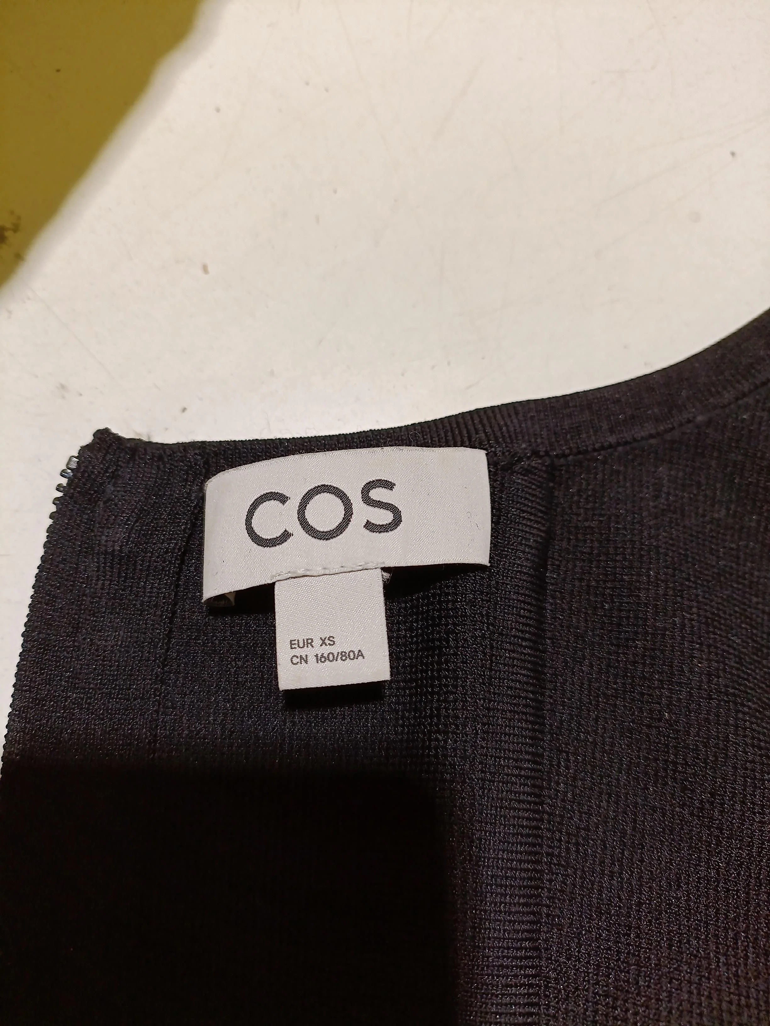 COS Women's T-Shirt XS Black Viscose with Polyamide, Elastane Camisole - Image 6