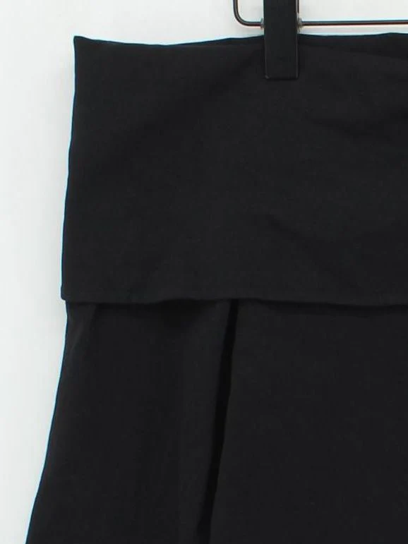 COS Women's Top L Black Cotton with Polyamide, Elastane Basic - Image 4