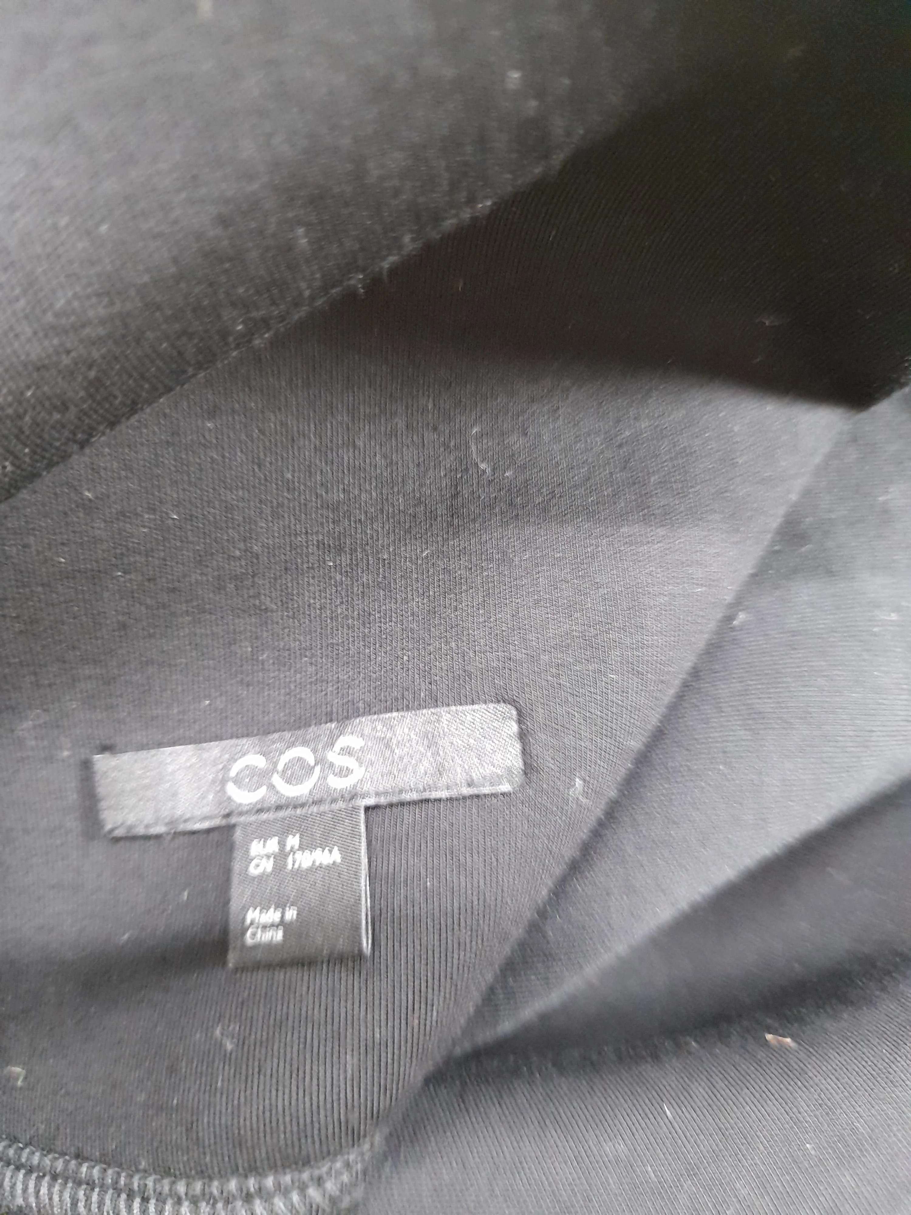 COS Women's Top M Black Viscose with Polyamide, Elastane Basic - Image 5