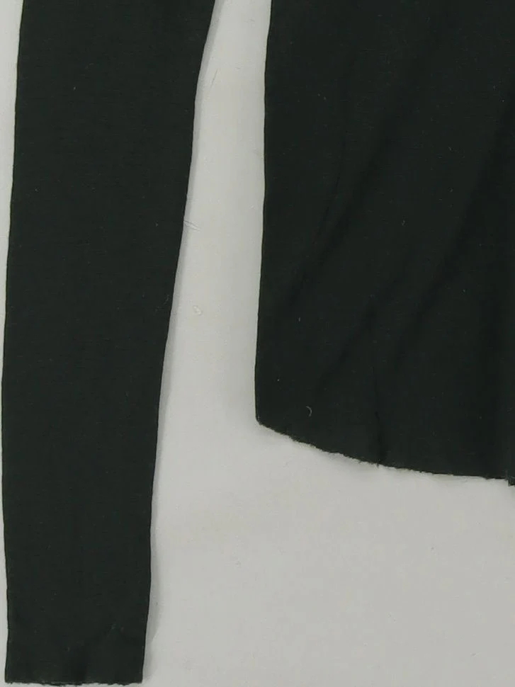 COS Women's Top M Green 100% Wool Long Sleeve High Neck Basic - Image 4