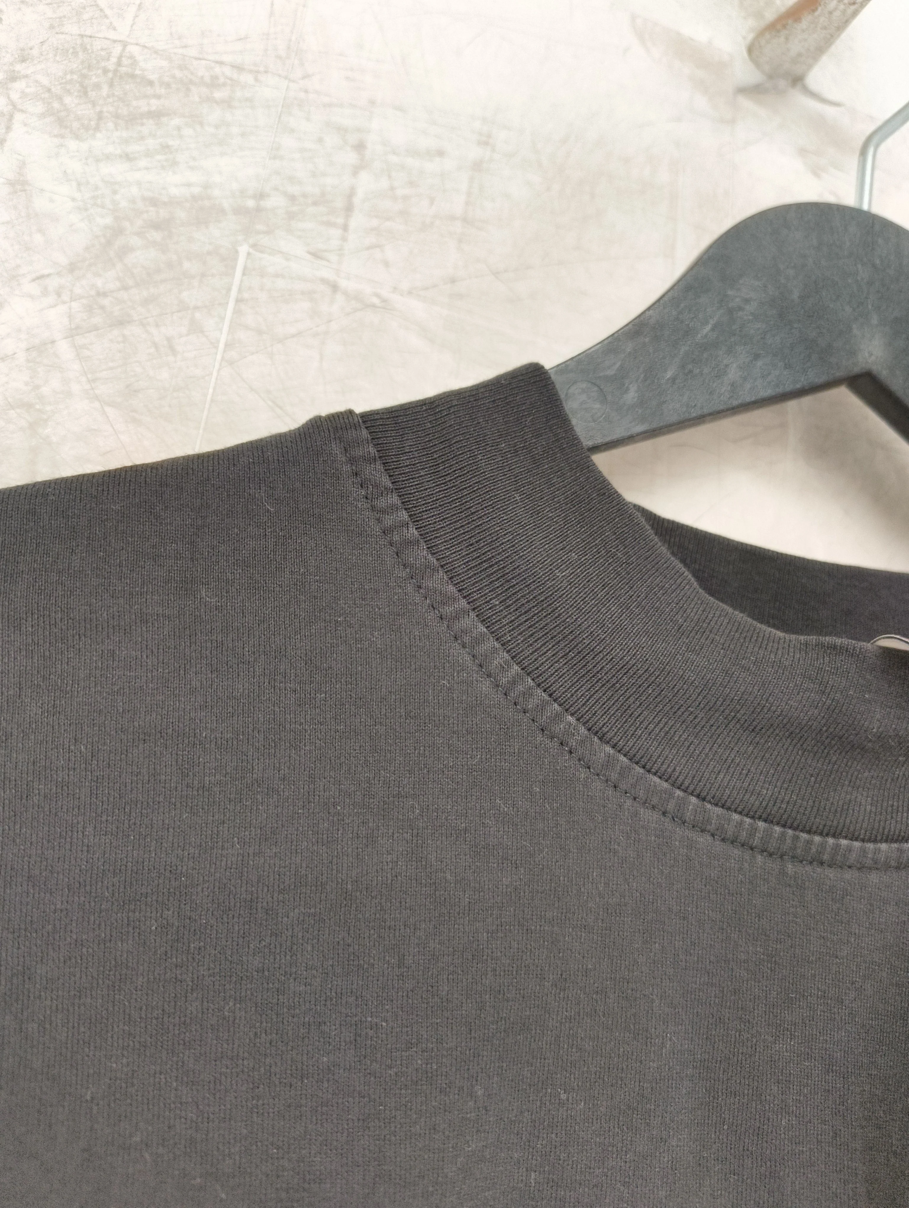 COS Women's Top S Black 100% Cotton Short Sleeve Crew Neck Basic - Image 5