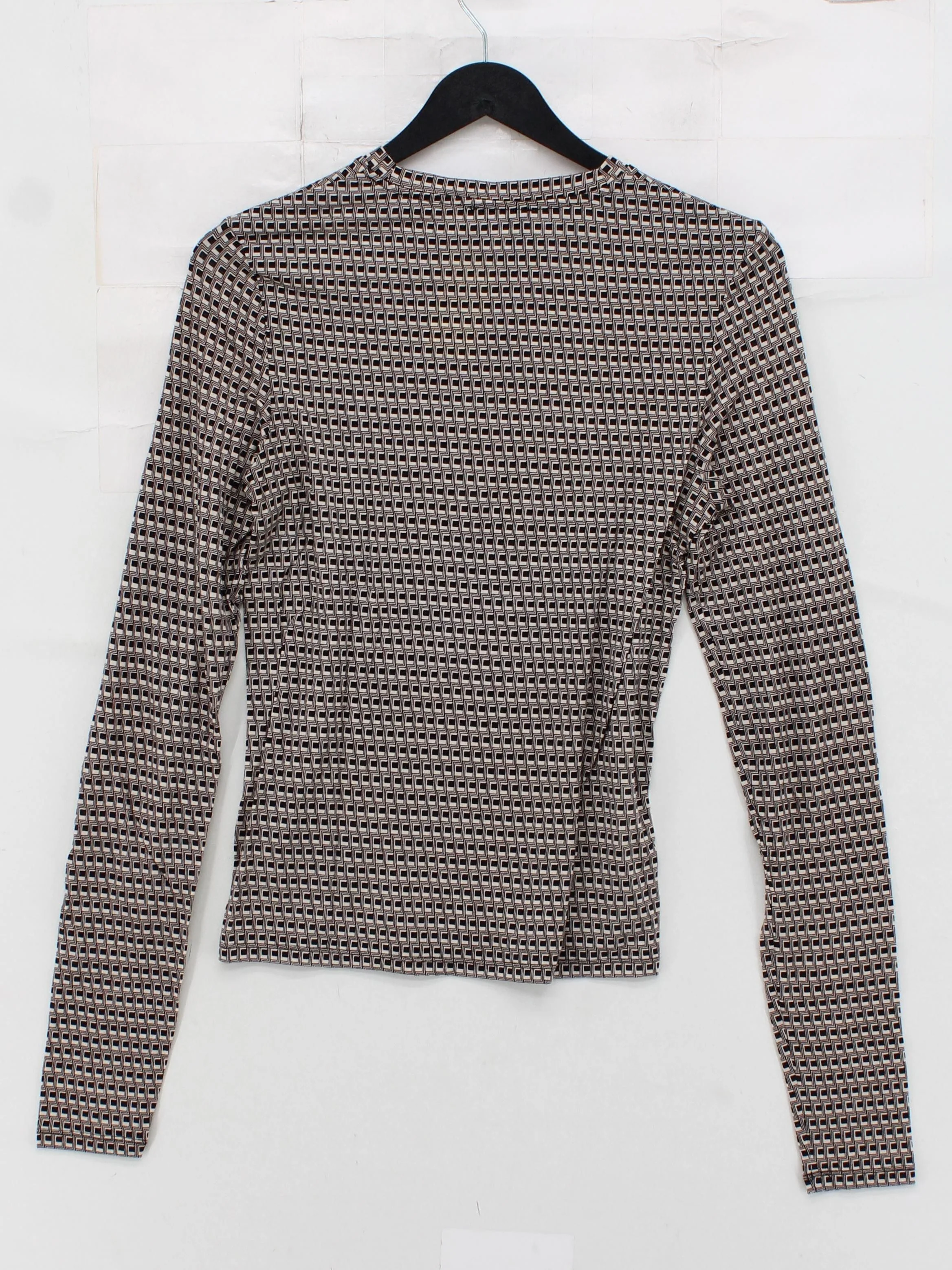 COS Women's Top S Brown Lyocell Modal with Elastane Basic - Image 2