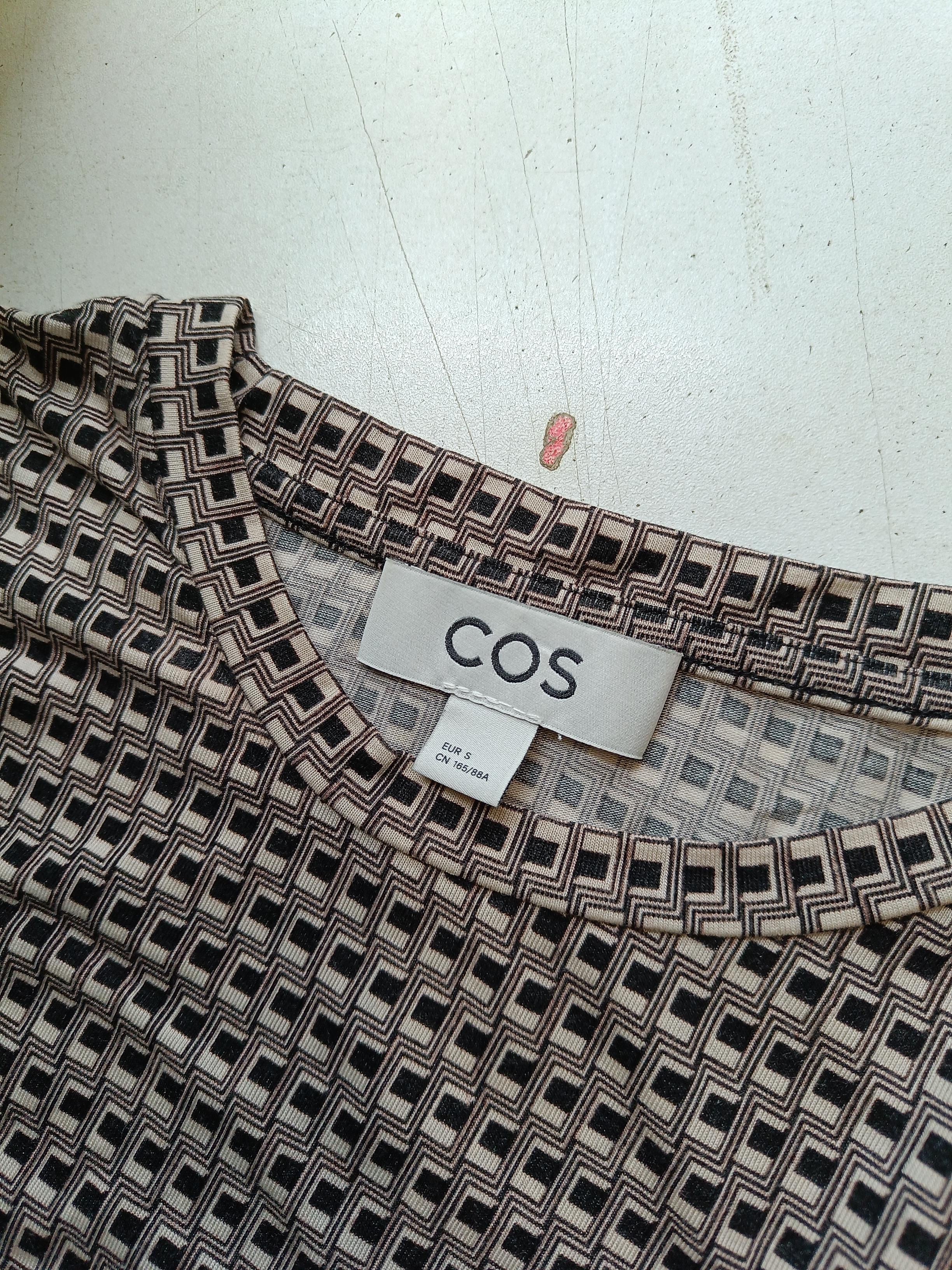 COS Women's Top S Brown Lyocell Modal with Elastane Basic - Image 5