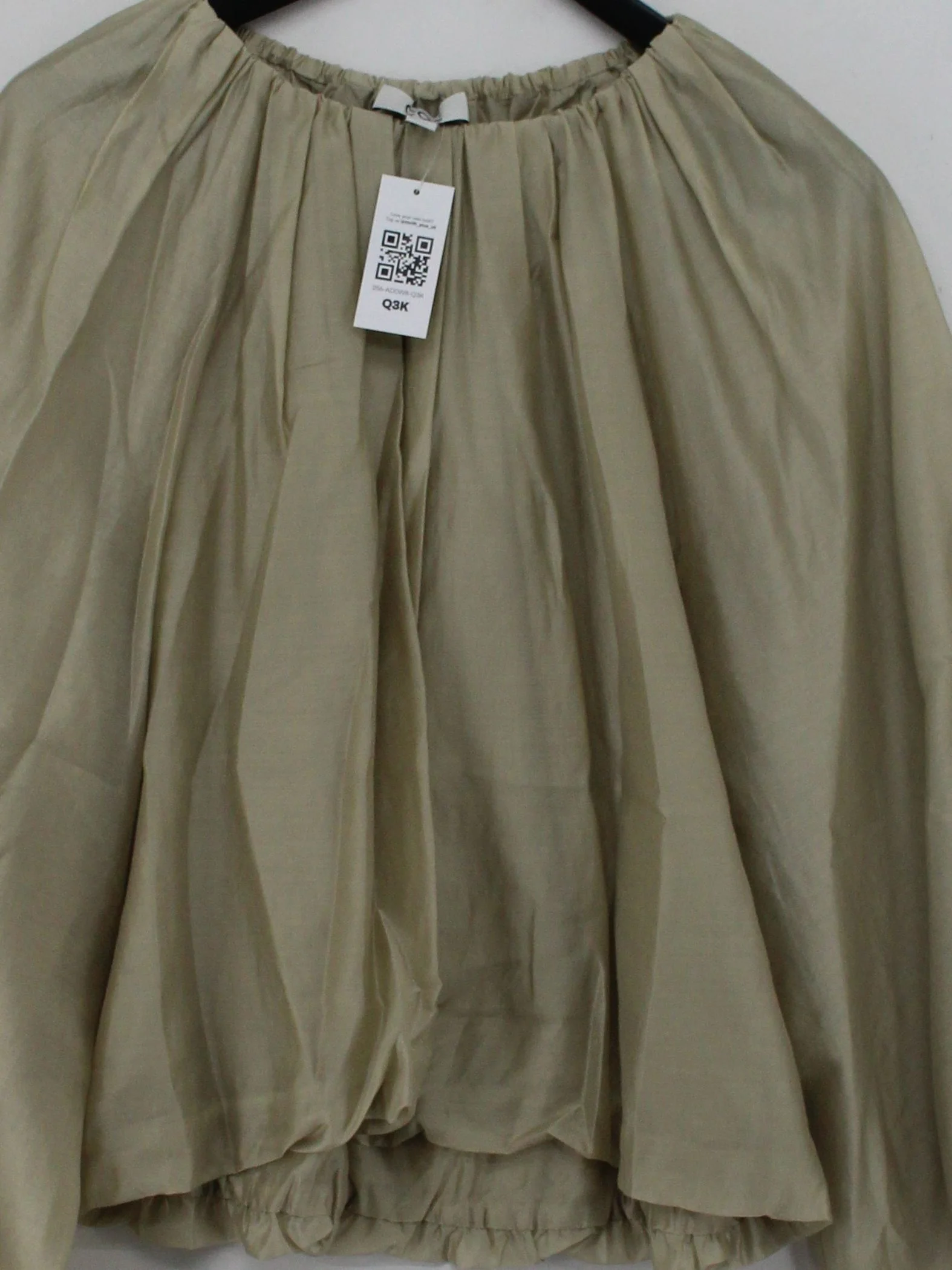 COS Women's Top UK 12 Green Lyocell Modal with Polyester Basic - Image 3