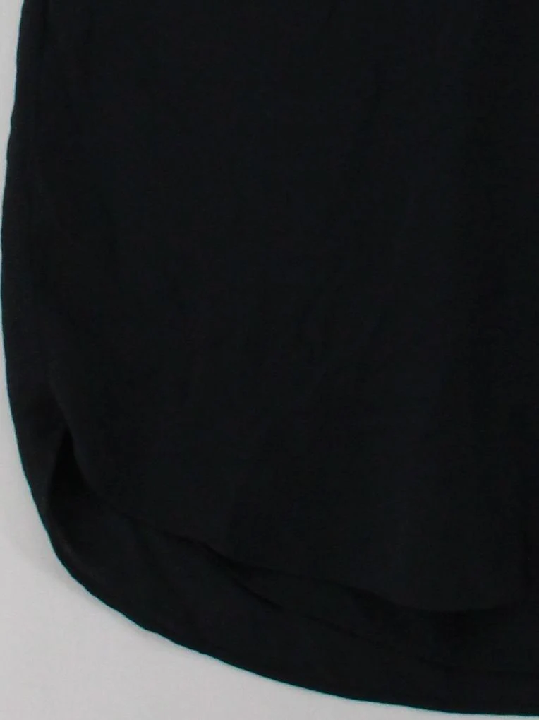 COS Women's Top UK 6 Black 100% Polyester Sleeveless Round Neck Basic - Image 4