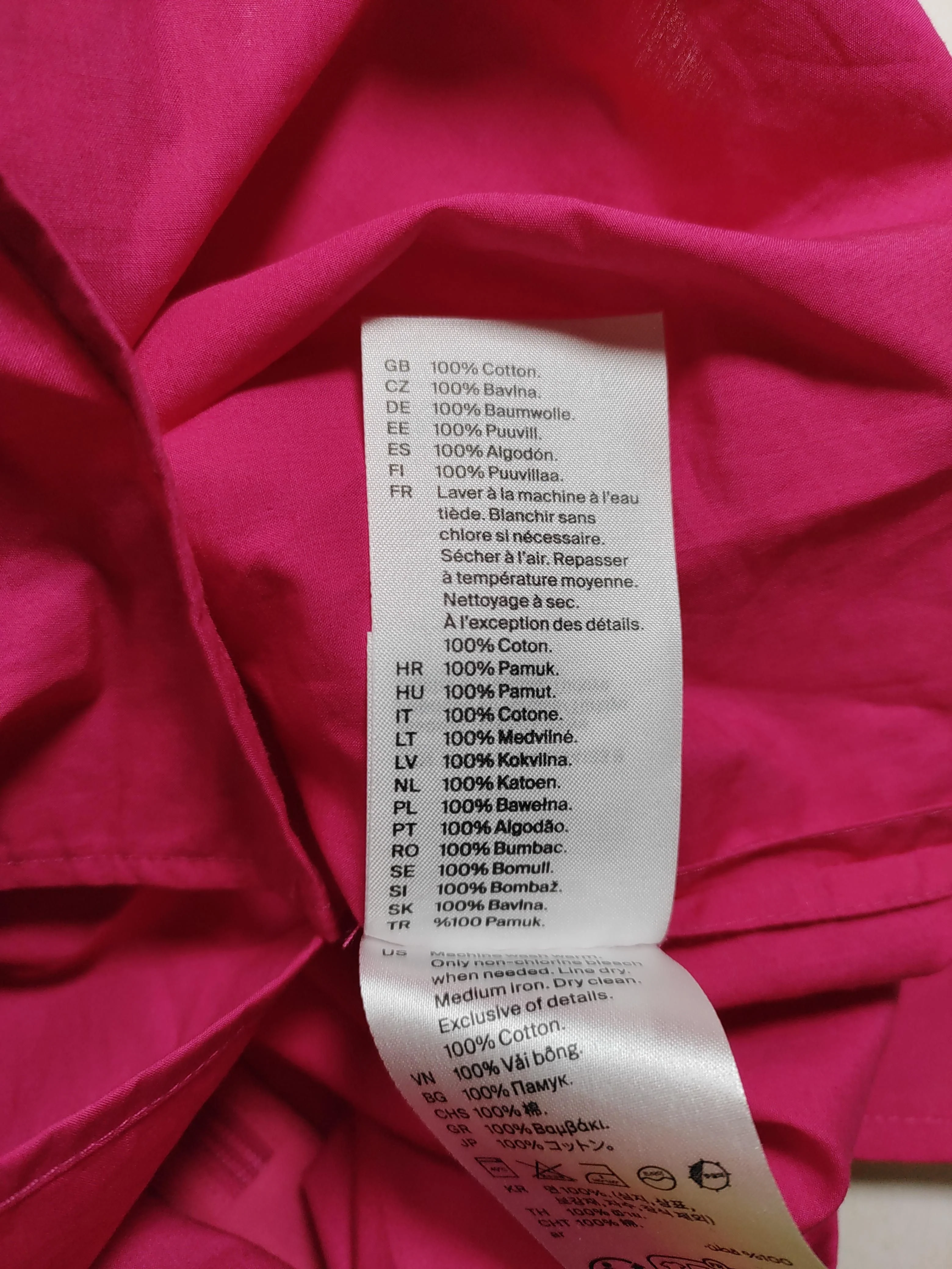 COS Women's Top UK 8 Pink 100% Cotton Sleeveless Round Neck Basic New with tags - Image 6