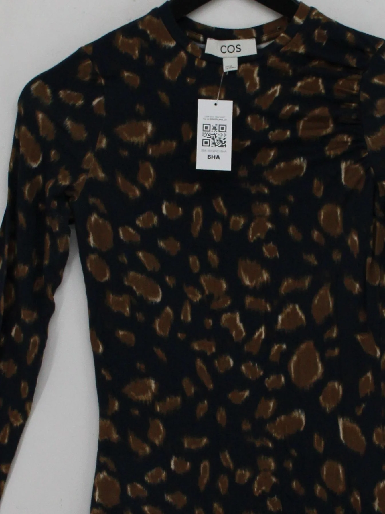 COS Women's Top XS Black Lyocell Modal with Elastane Basic - Image 3