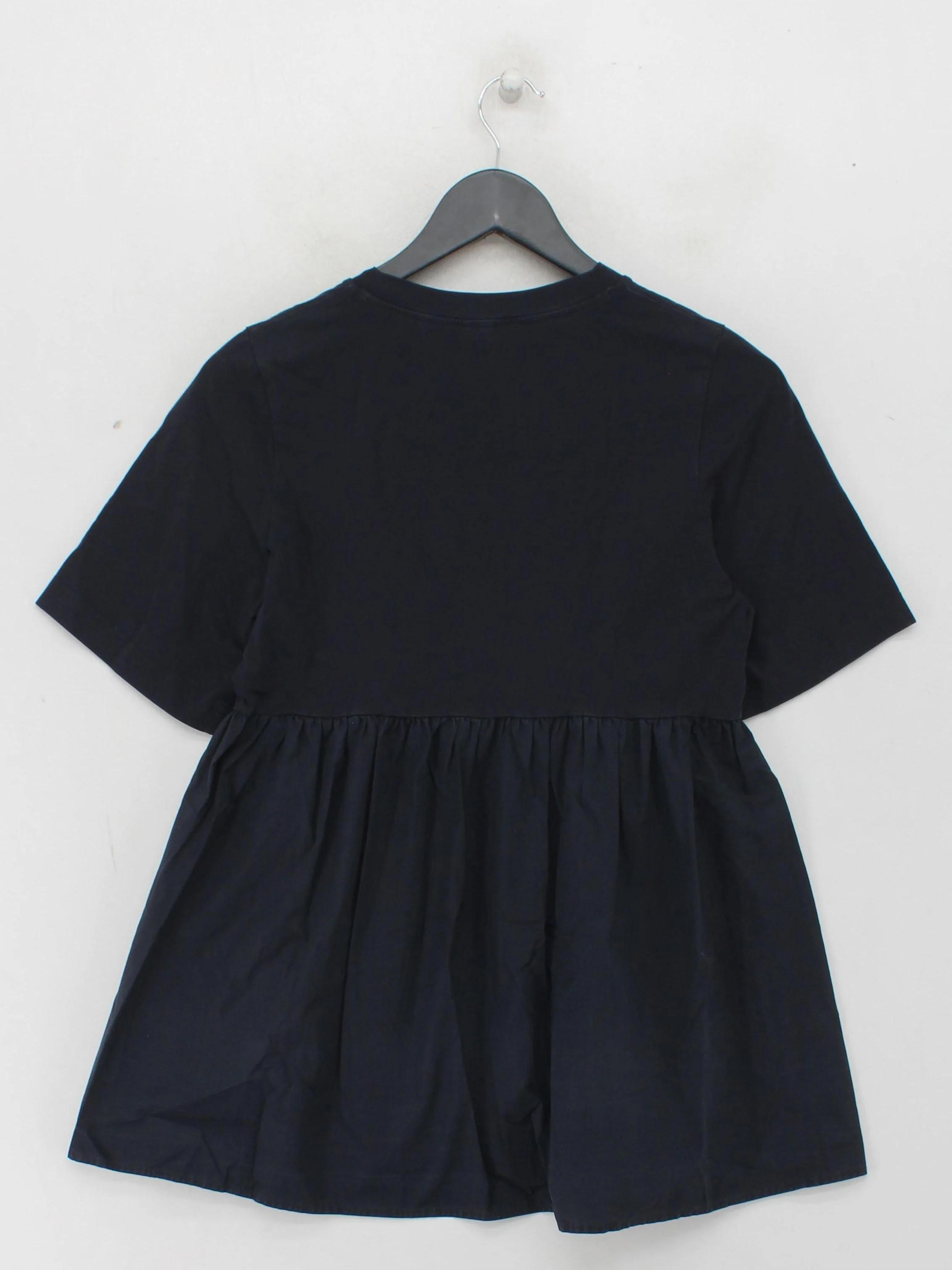 COS Women's Top XS Blue Cotton with Elastane Short Sleeve Round Neck Basic - Image 2