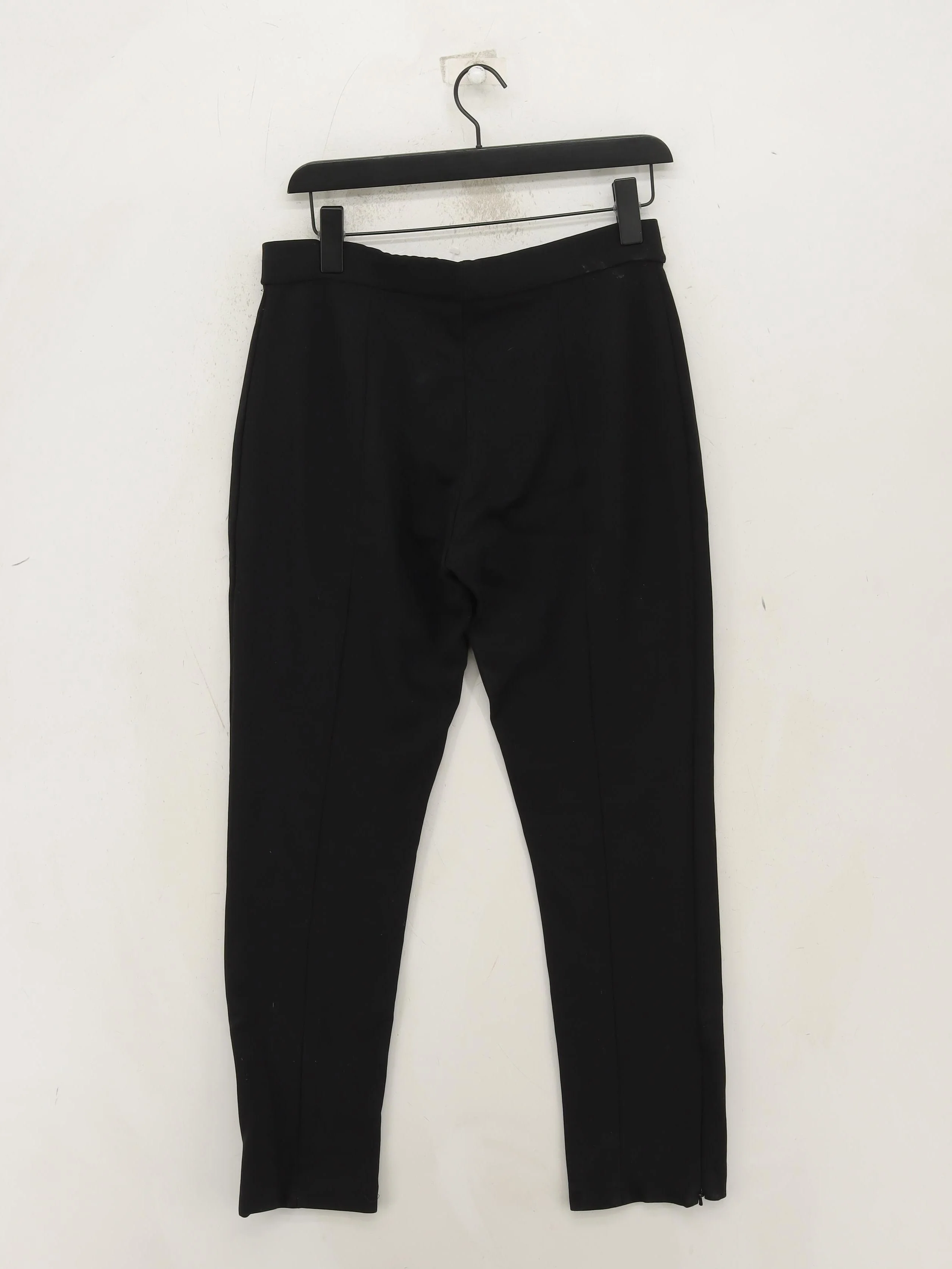 COS Women's Trousers M Black Lyocell Modal with Polyamide, Elastane Cropped - Image 2