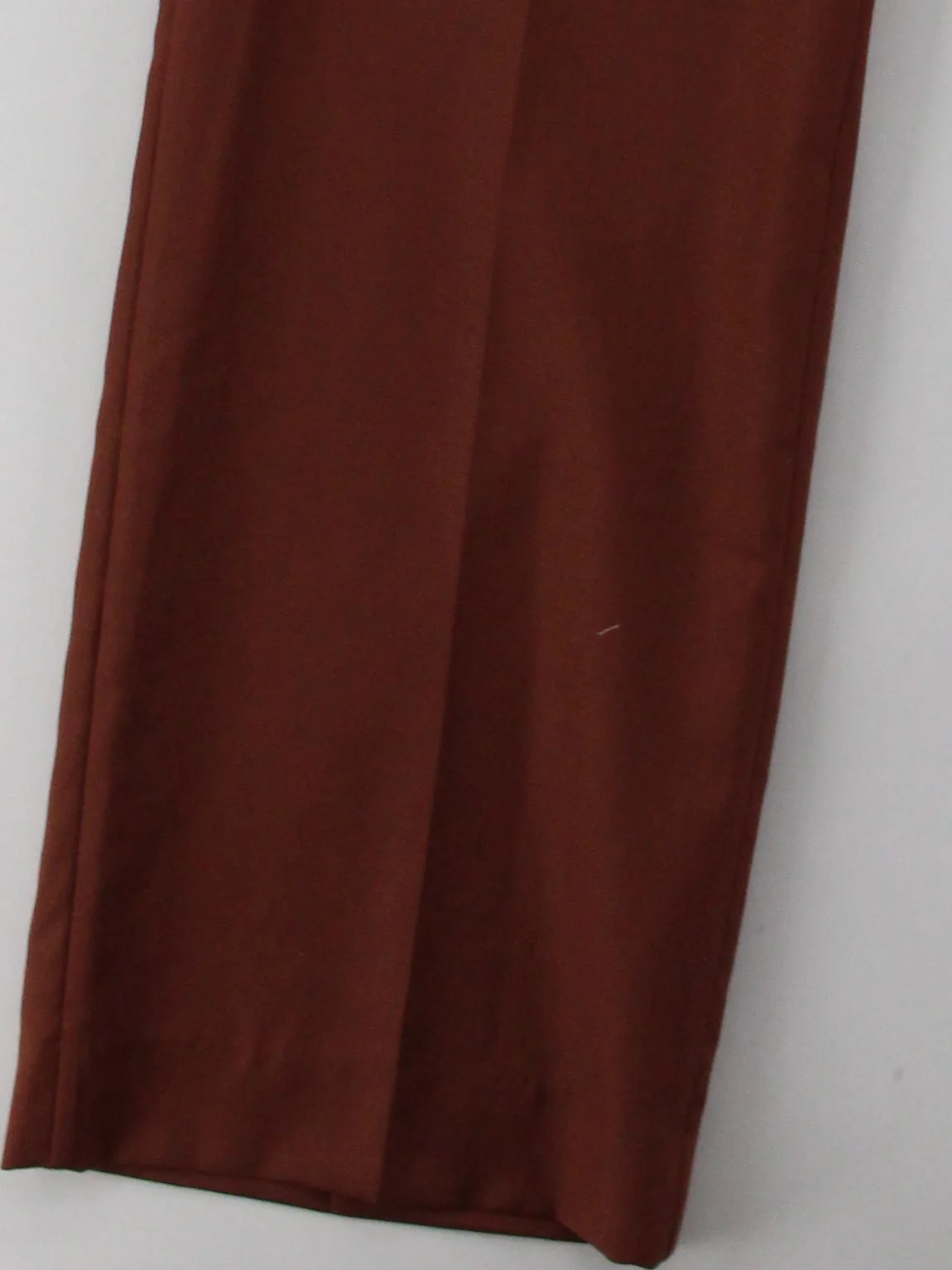 COS Women's Trousers M Brown 100% Wool Wide-Leg Chino - Image 4