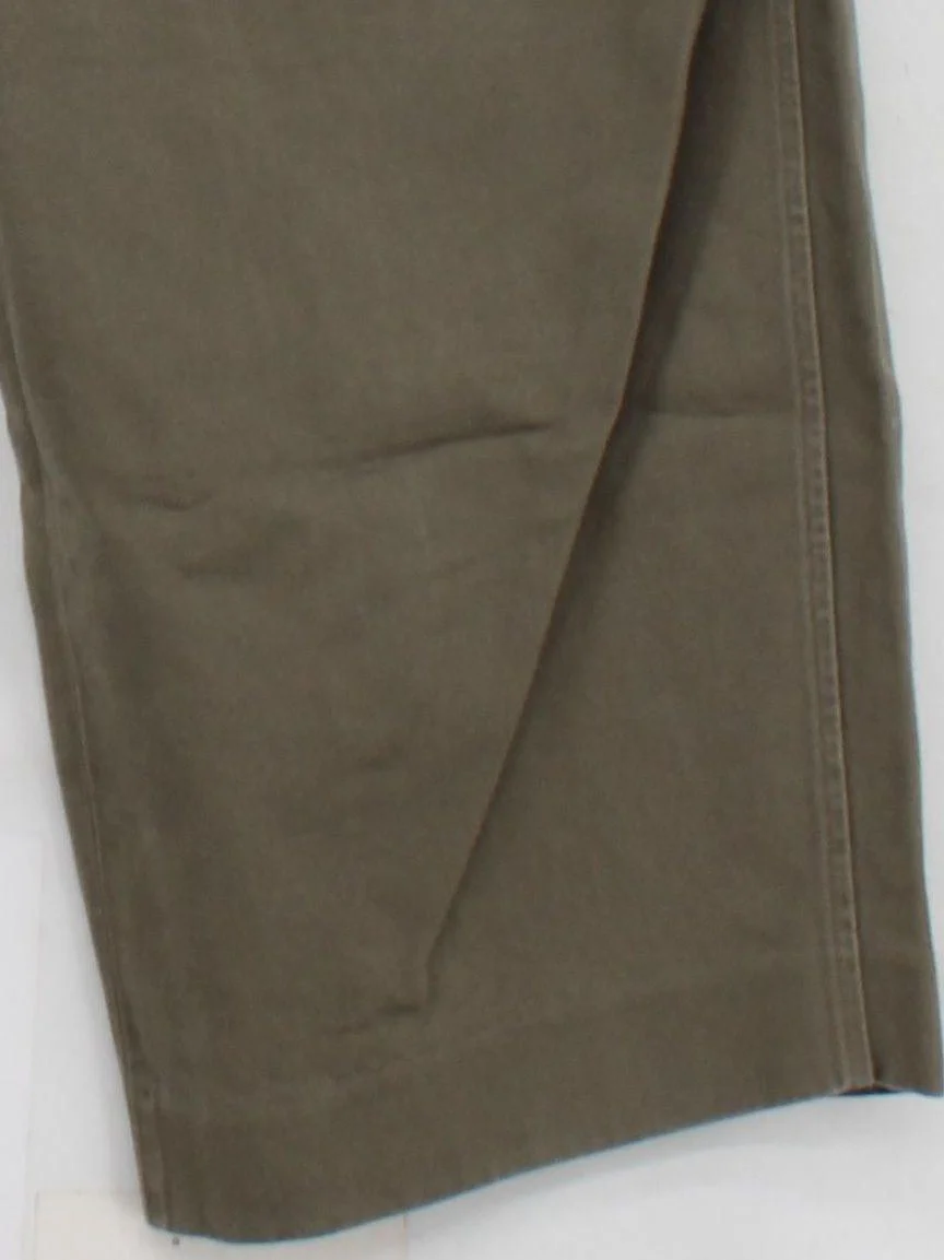 COS Women's Trousers S Green 100% Cotton Wide-Leg Chino - Image 4