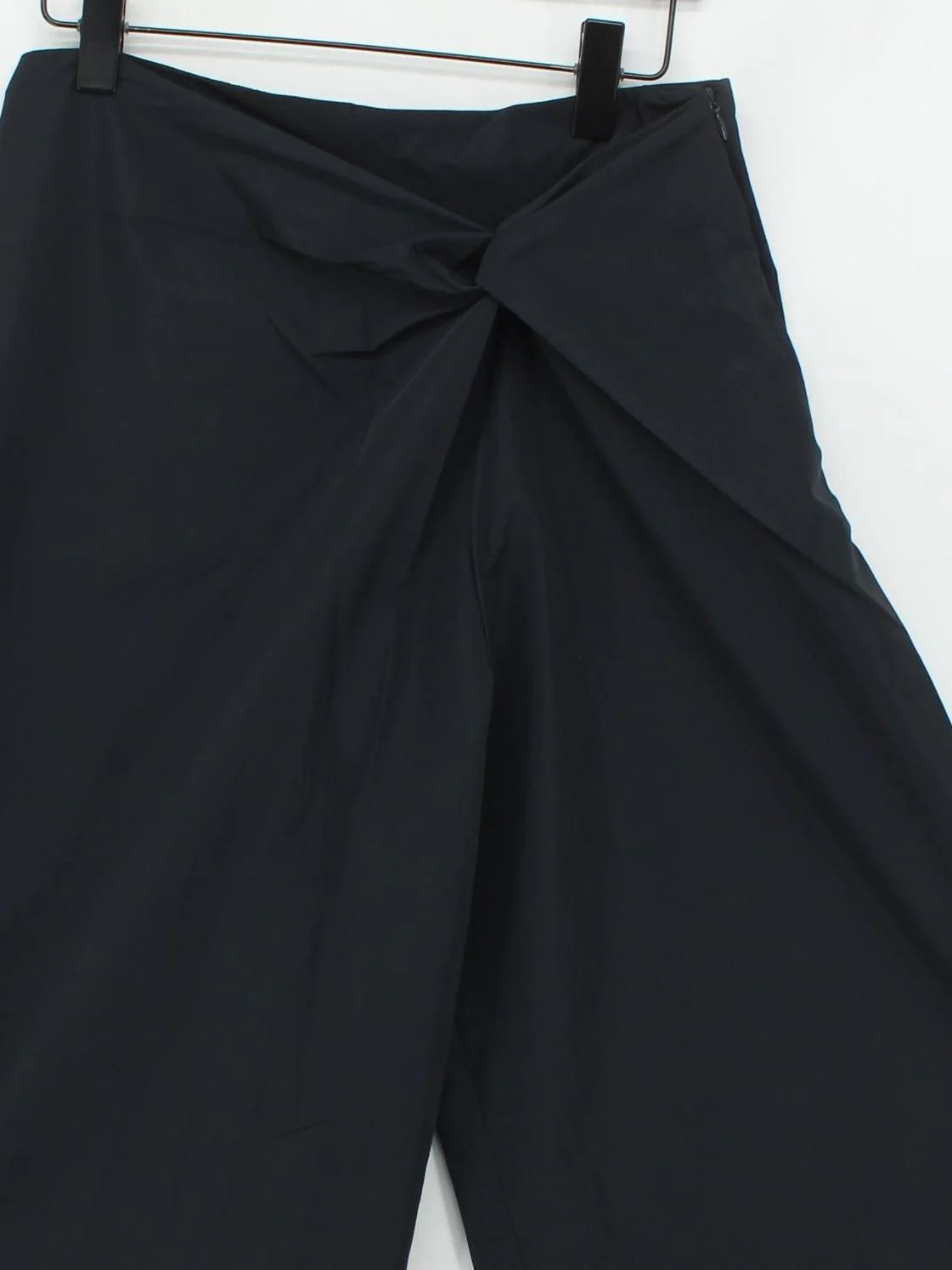 COS Women's Trousers UK 10 Black 100% Polyester Wide-Leg Cropped - Image 3