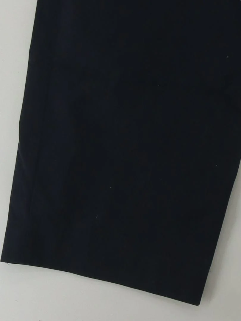COS Women's Trousers UK 10 Blue 100% Cotton Wide-Leg Cropped - Image 4