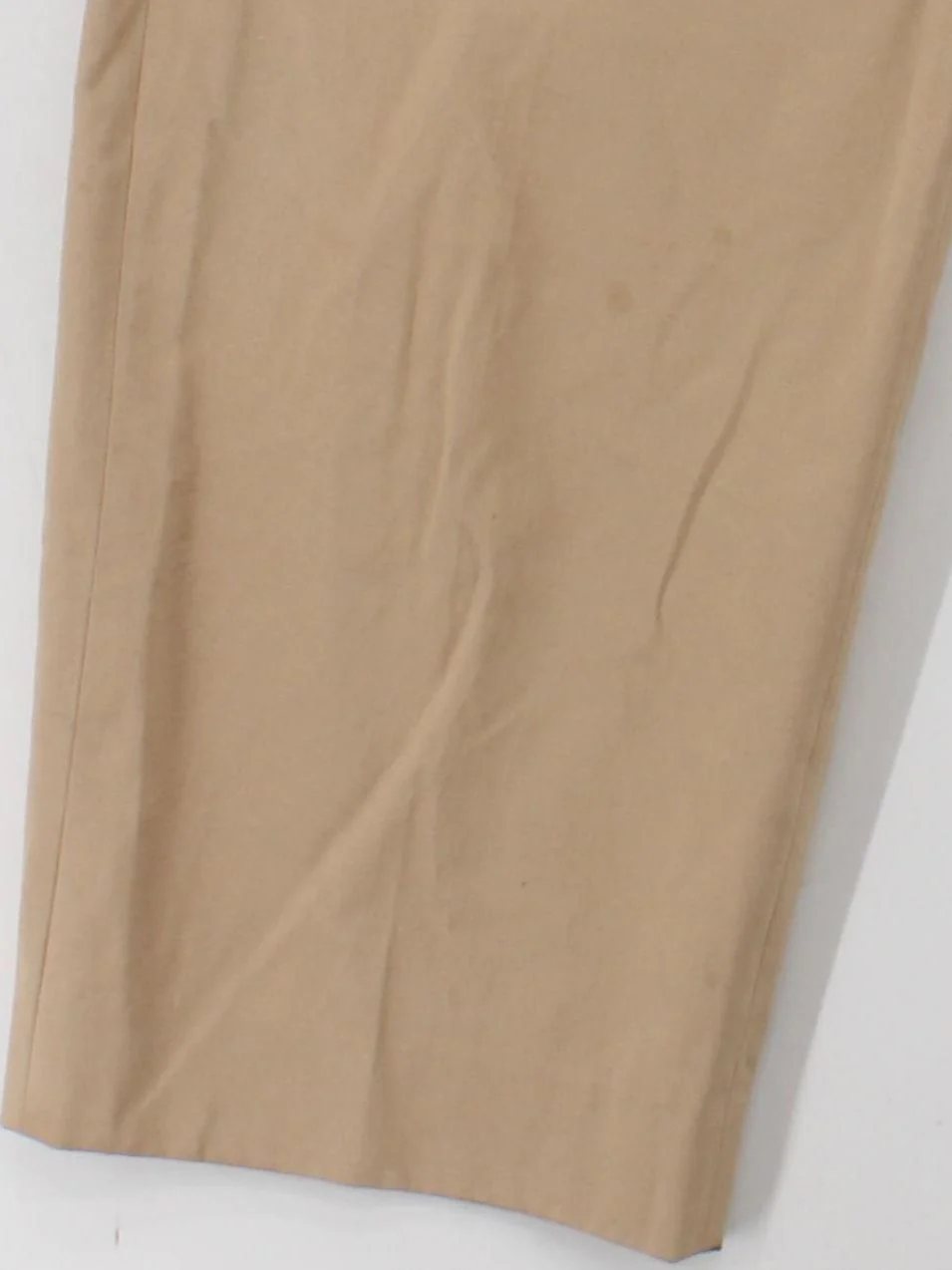 COS Women's Trousers UK 10 Tan 100% Cotton Wide-Leg Cropped - Image 4