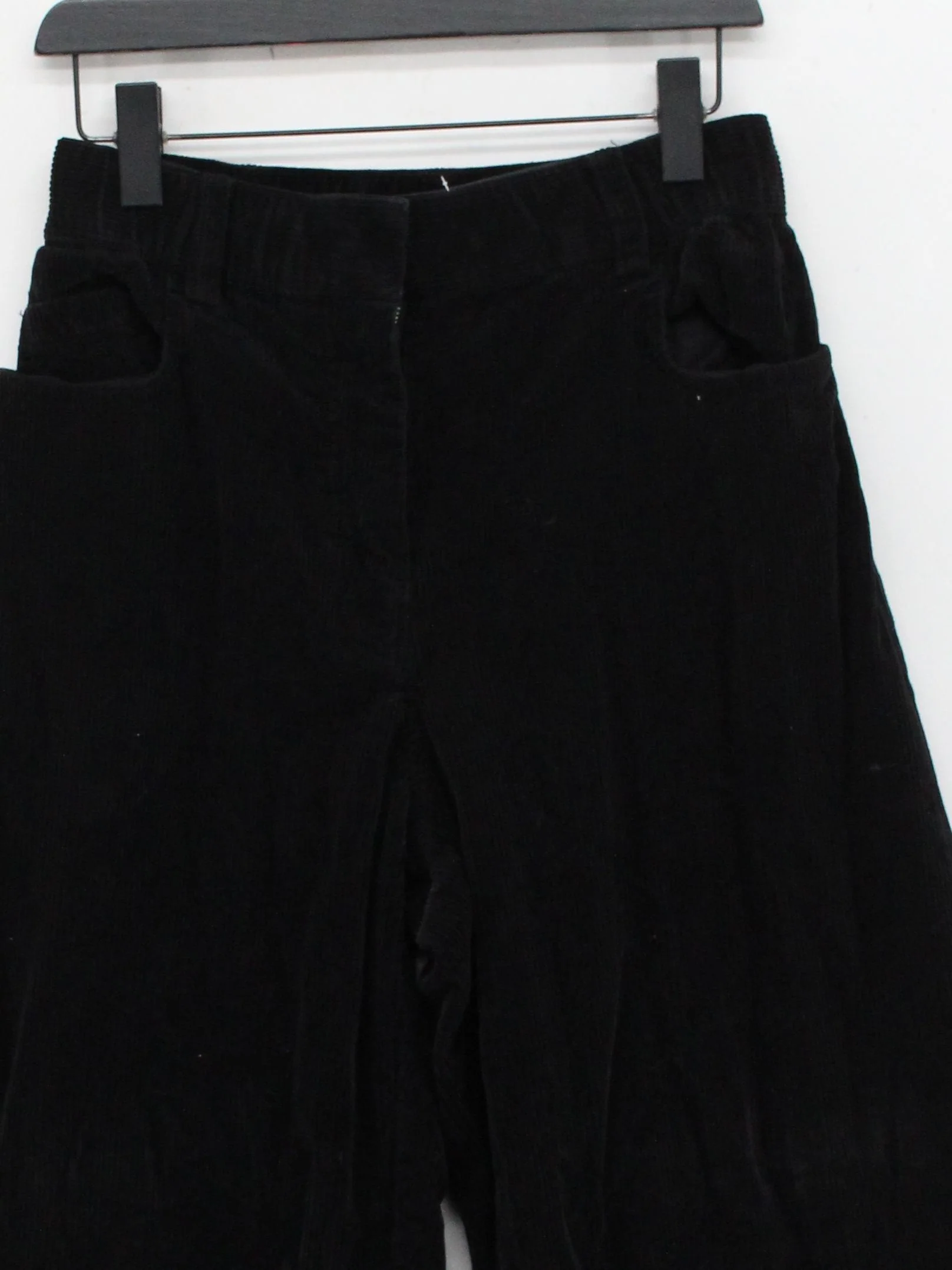 COS Women's Trousers UK 12 Black 100% Cotton Wide-Leg Chino - Image 3