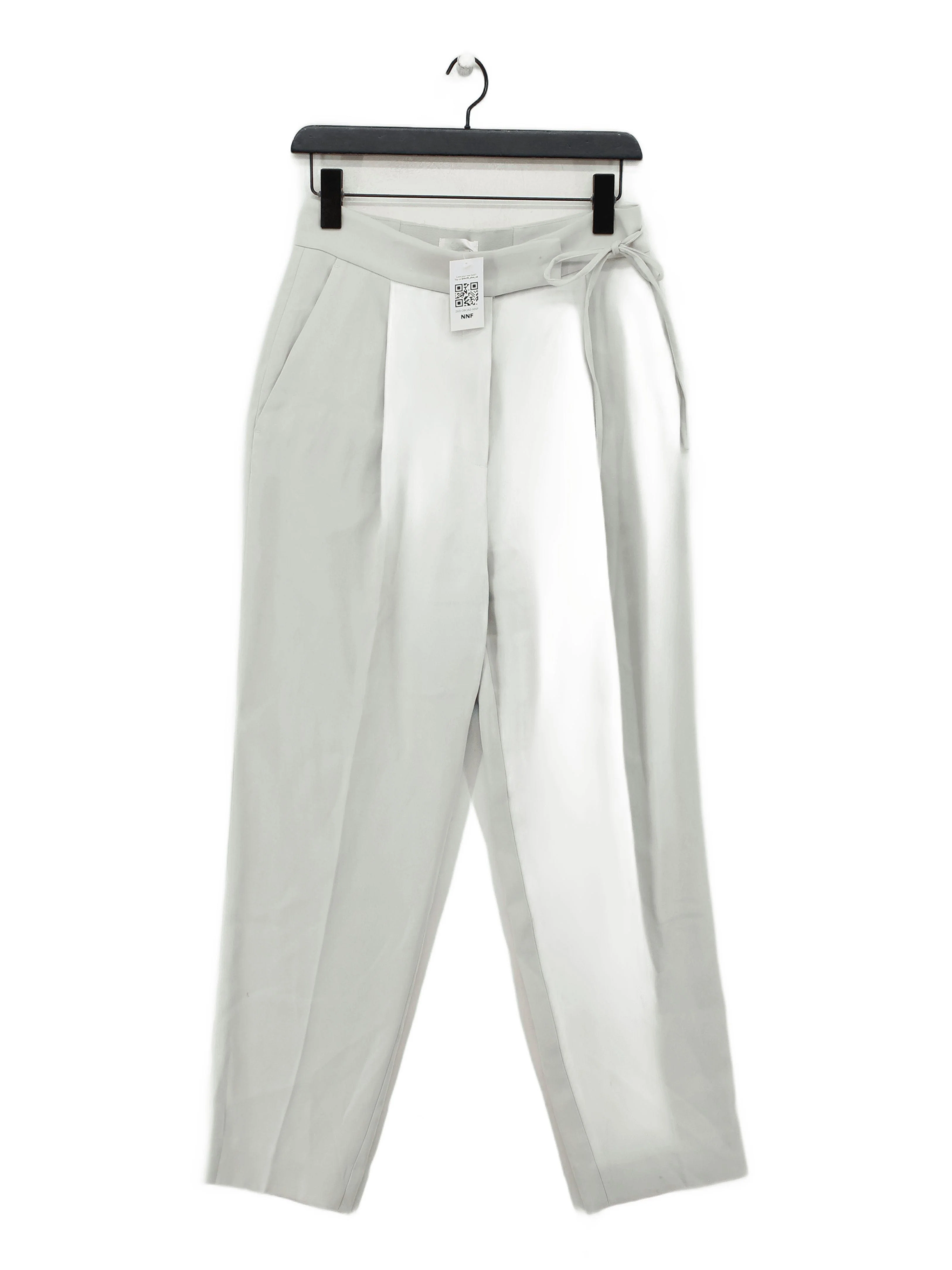 COS Women's Trousers UK 12 Green Polyester with Cotton Tapered Chino