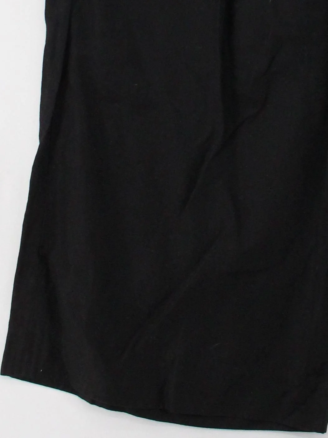 COS Women's Trousers UK 14 Black Lyocell Modal with Linen Wide-Leg Cropped - Image 4