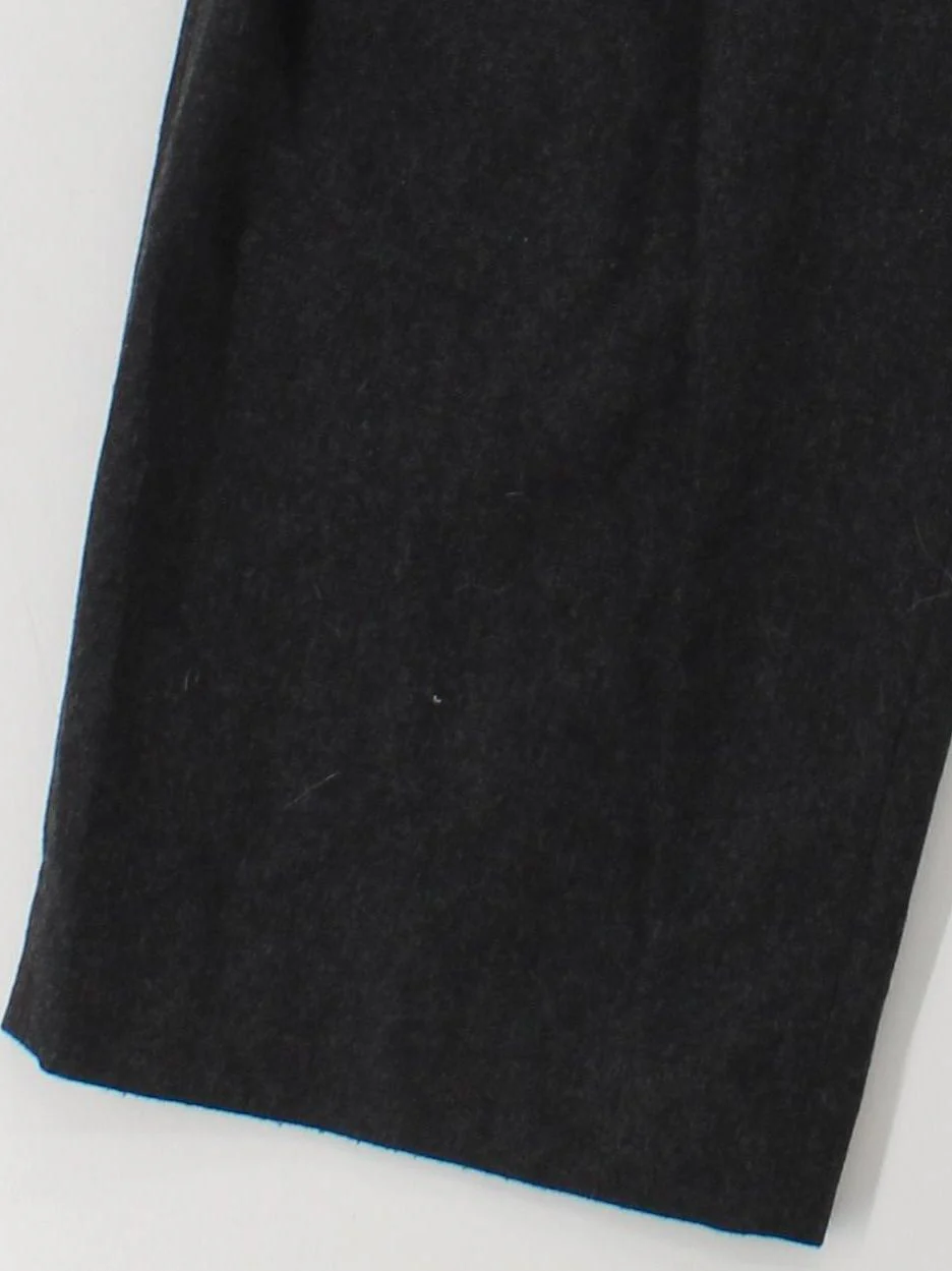 COS Women's Trousers UK 6 Grey Wool with Polyamide, Cashmere Wide-Leg Cropped - Image 4