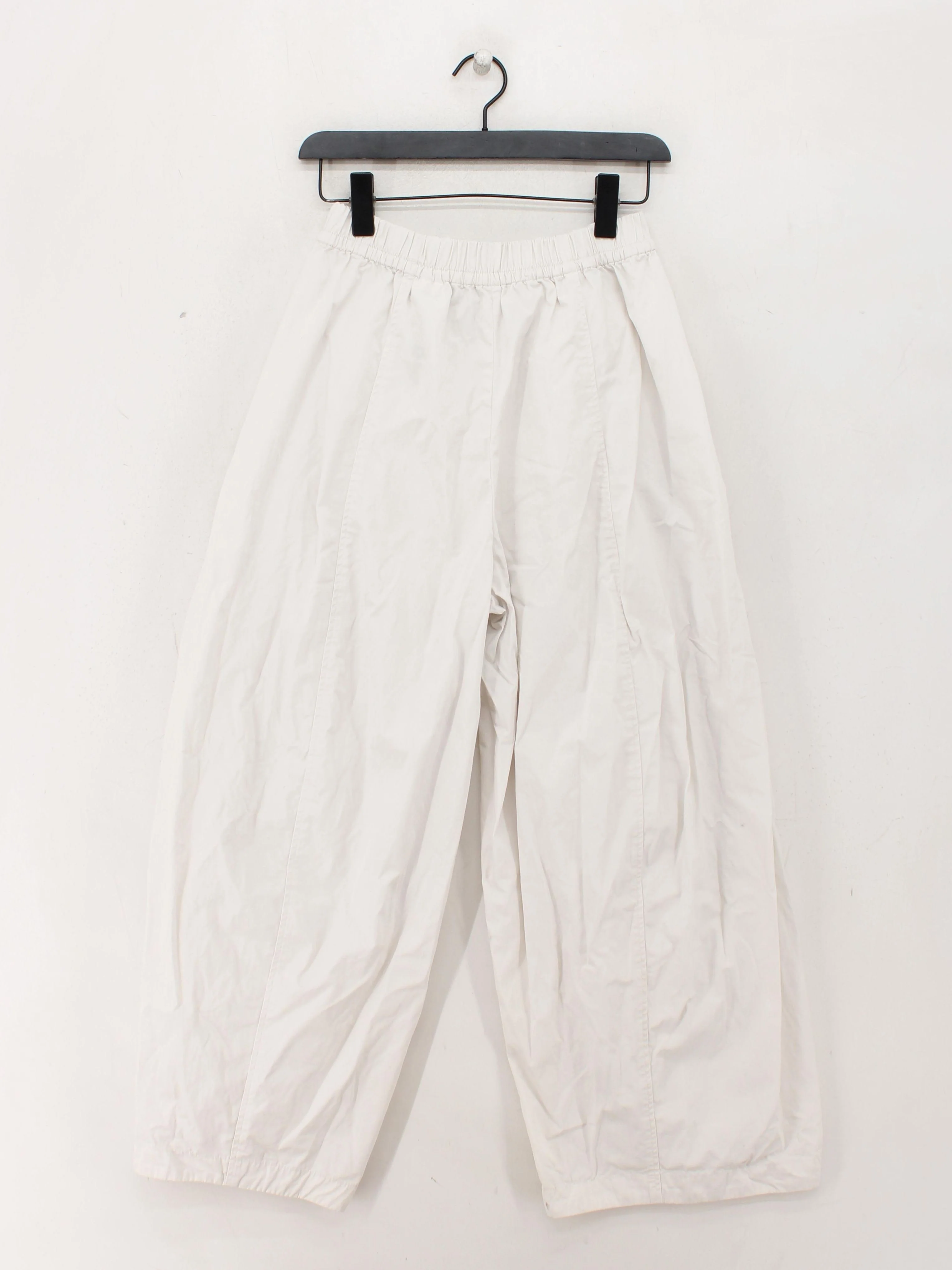 COS Women's Trousers UK 6 White 100% Other Wide-Leg Cropped - Image 2