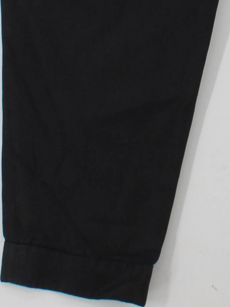 COS Women's Trousers UK 8 Black Cotton with Lyocell Modal Tapered Cropped - Image 4