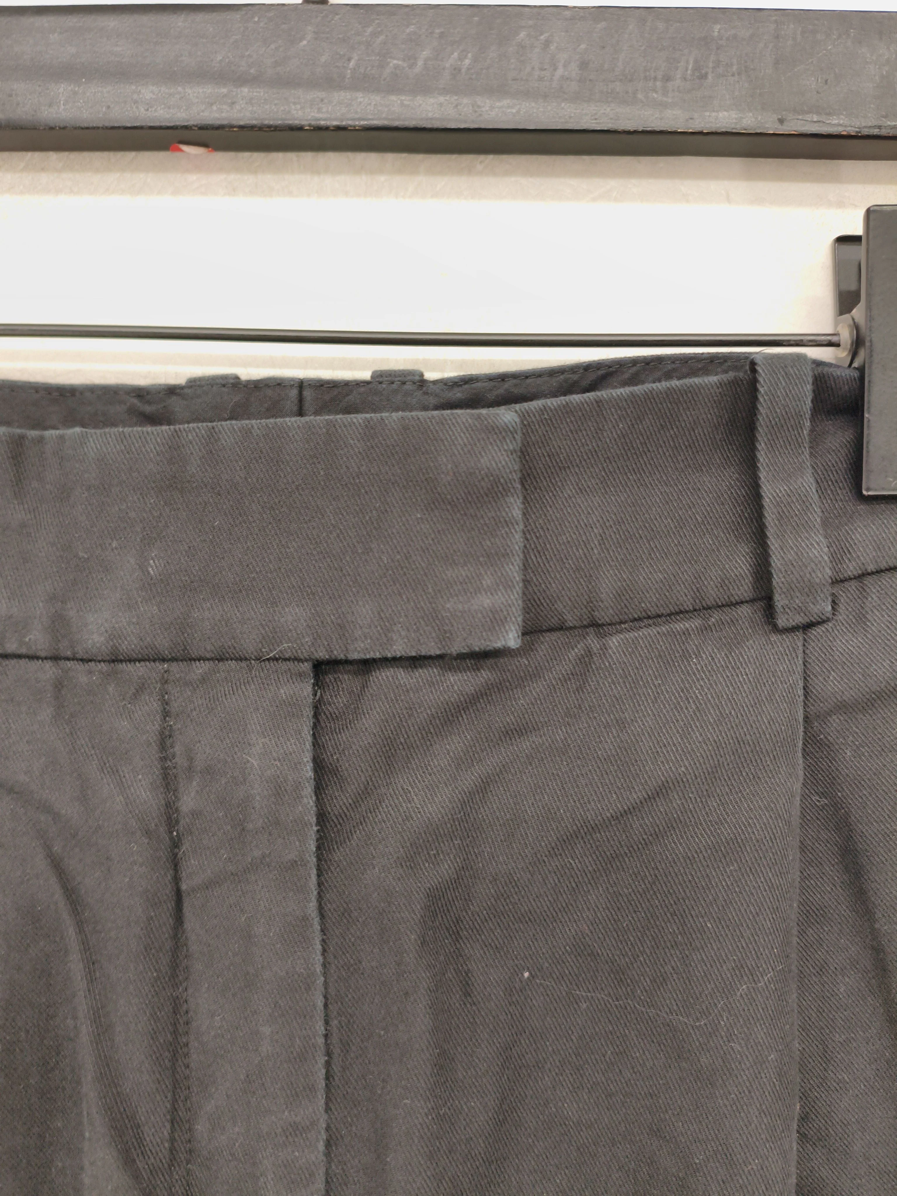 COS Women's Trousers UK 8 Black Cotton with Lyocell Modal Tapered Cropped - Image 5