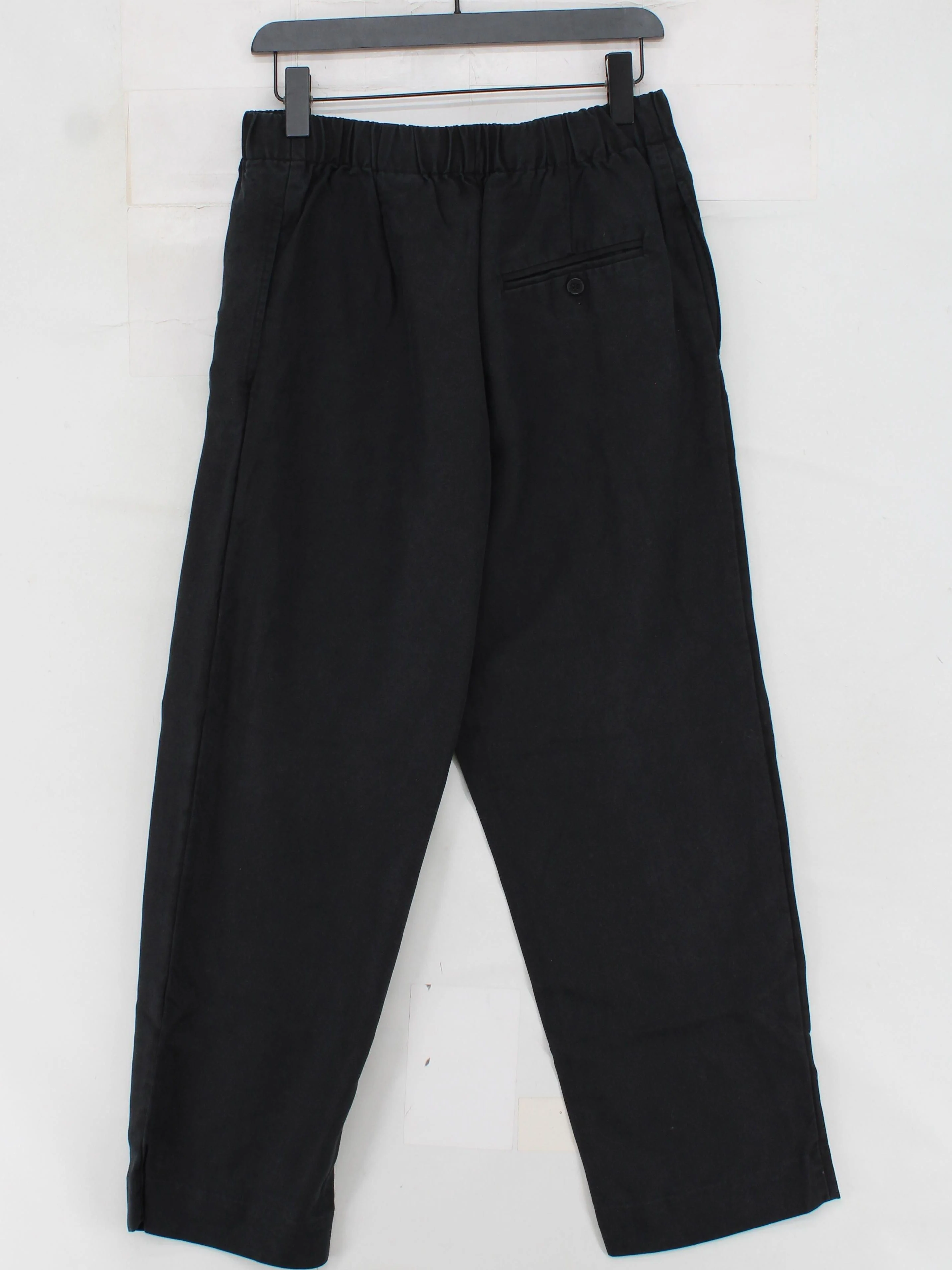 COS Women's Trousers UK 8 Black Lyocell Modal with Cotton Straight Chino - Image 2