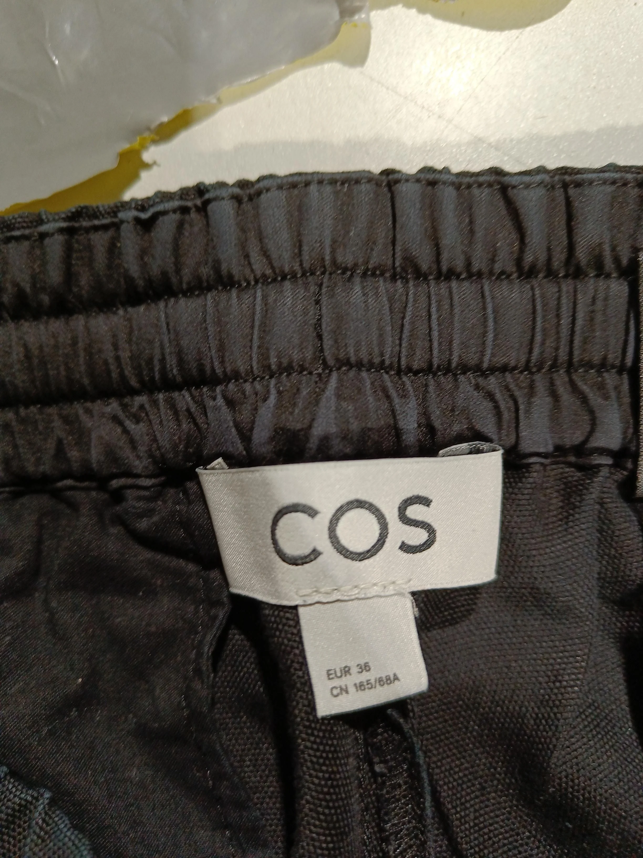 COS Women's Trousers UK 8 Black Lyocell Modal with Cotton Straight Chino - Image 6