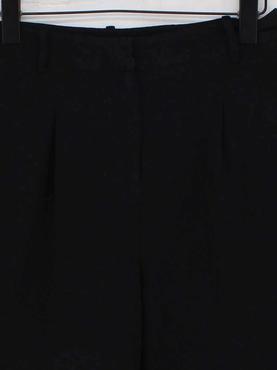 COS Women's Trousers UK 8 Black Polyester with Elastane Tapered Cropped - Image 3
