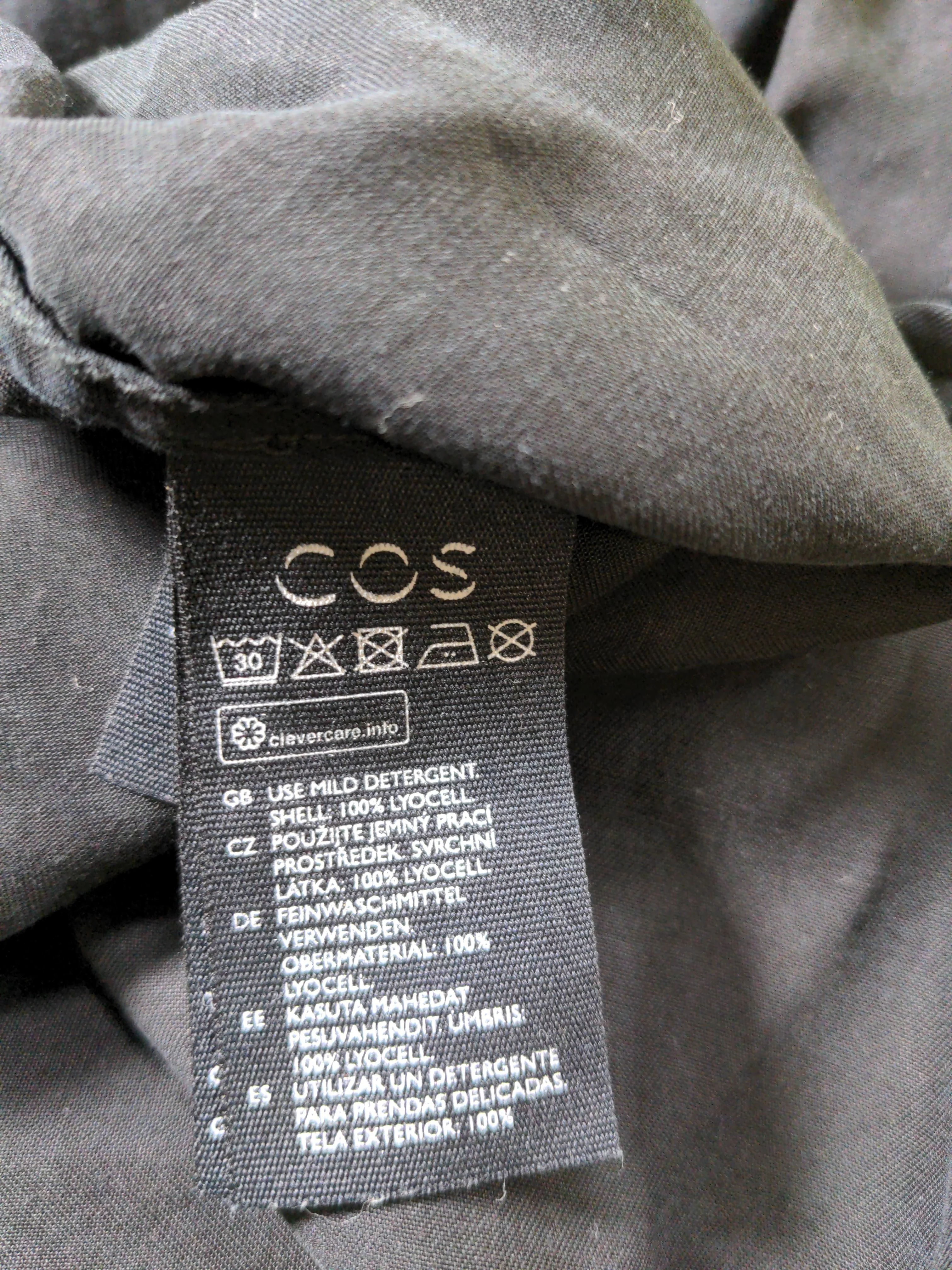 COS Wrap Midi Dress in Black - Image 6