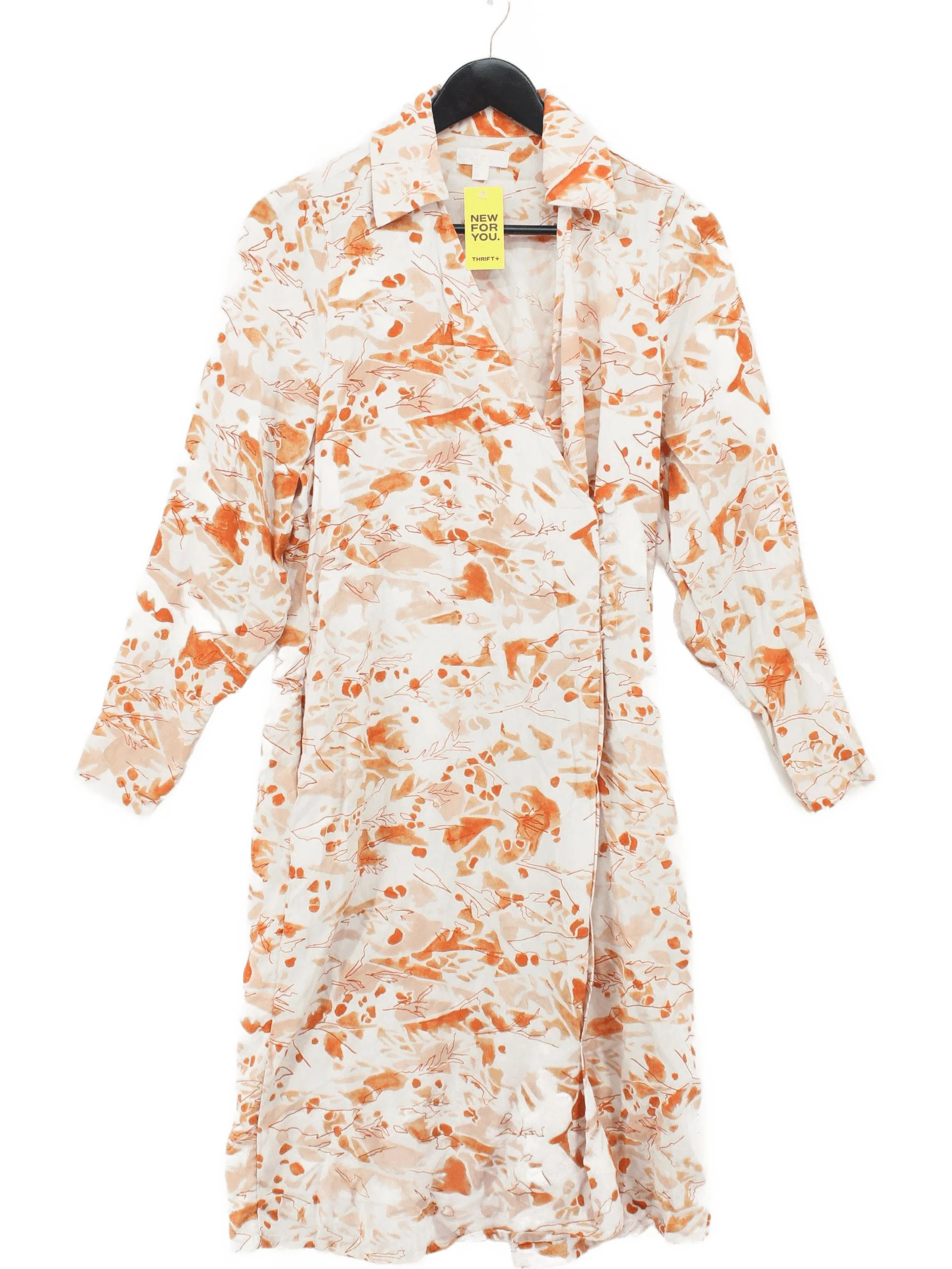 COS Wrap Midi Dress UK8 in White