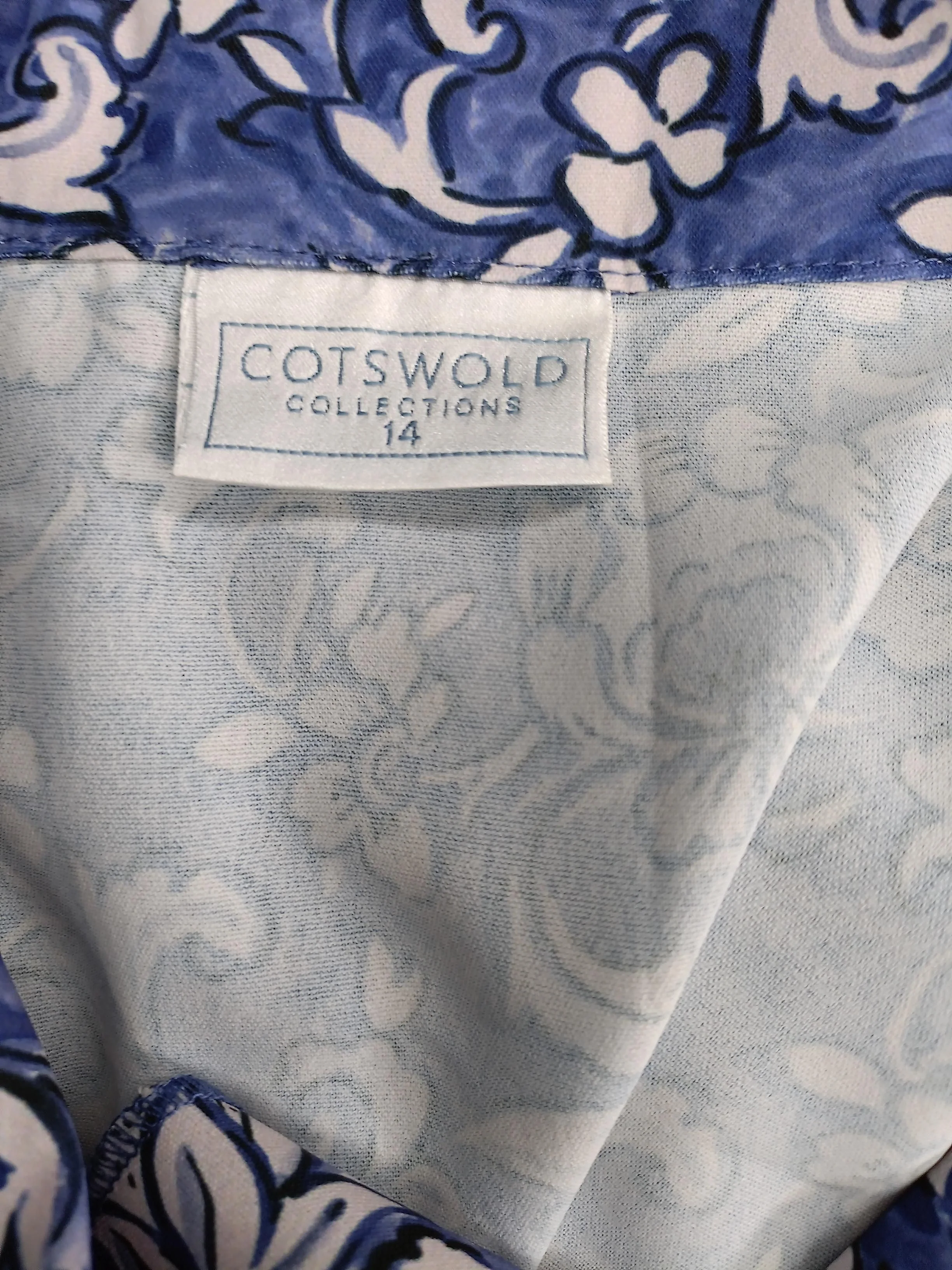Cotswold Collections Shirt Midi Dress UK14 in Blue - Image 5