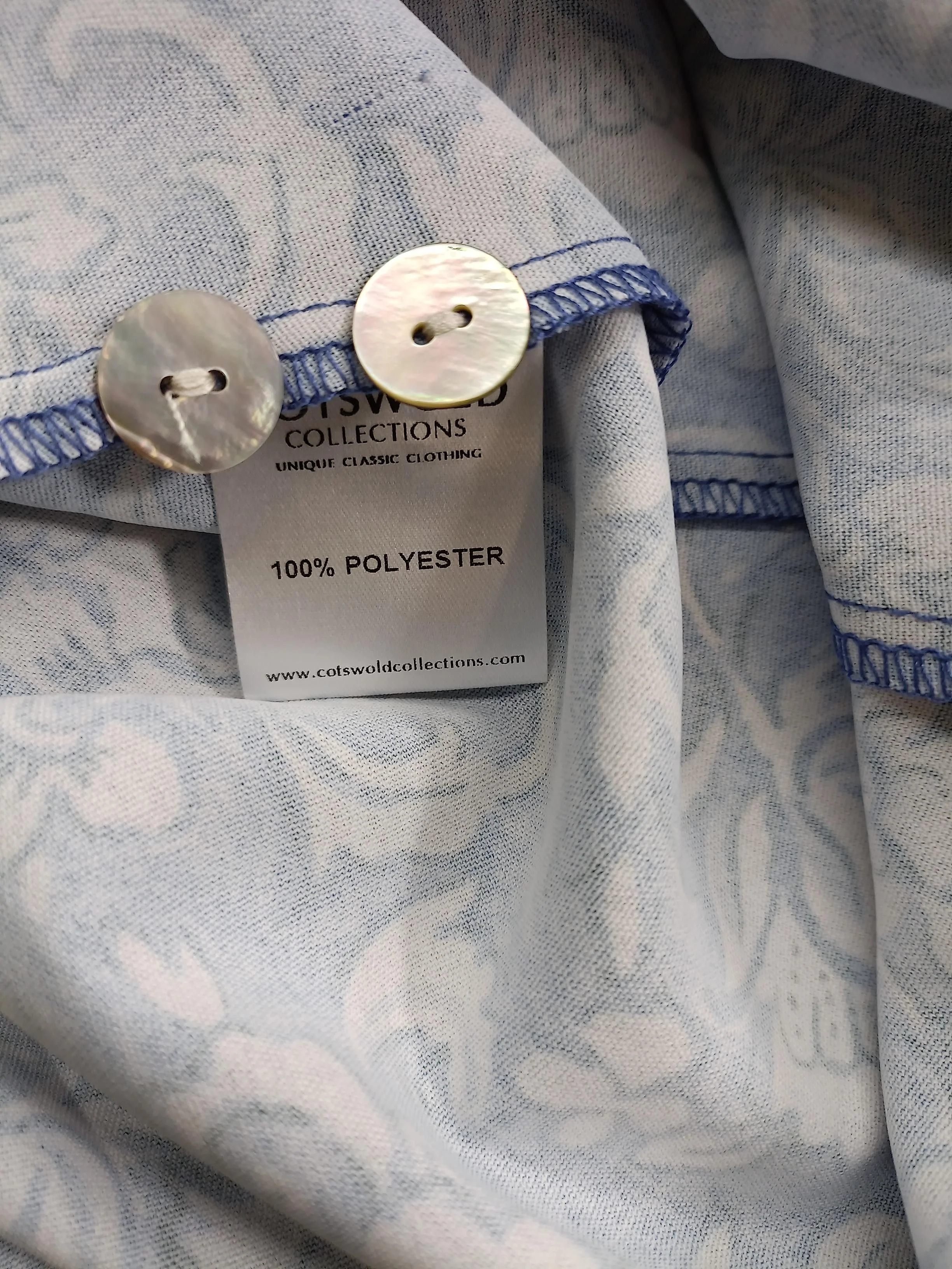Cotswold Collections Shirt Midi Dress UK14 in Blue - Image 6