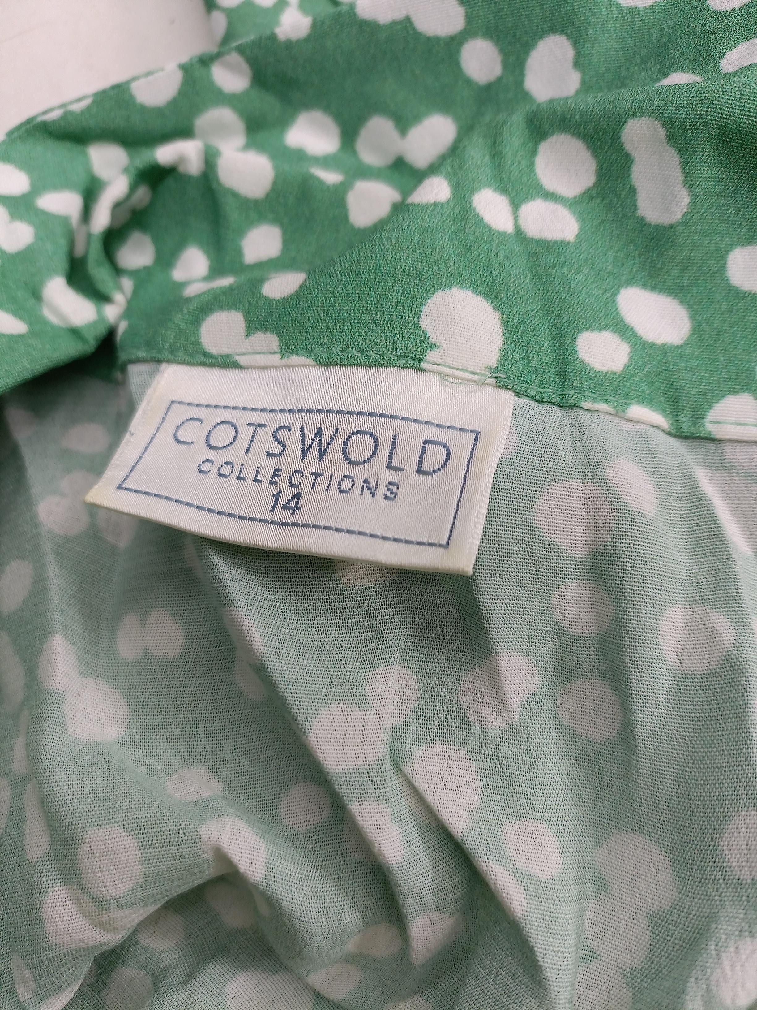 Cotswold Collections Shirt Midi Dress UK14 in Green - Image 5