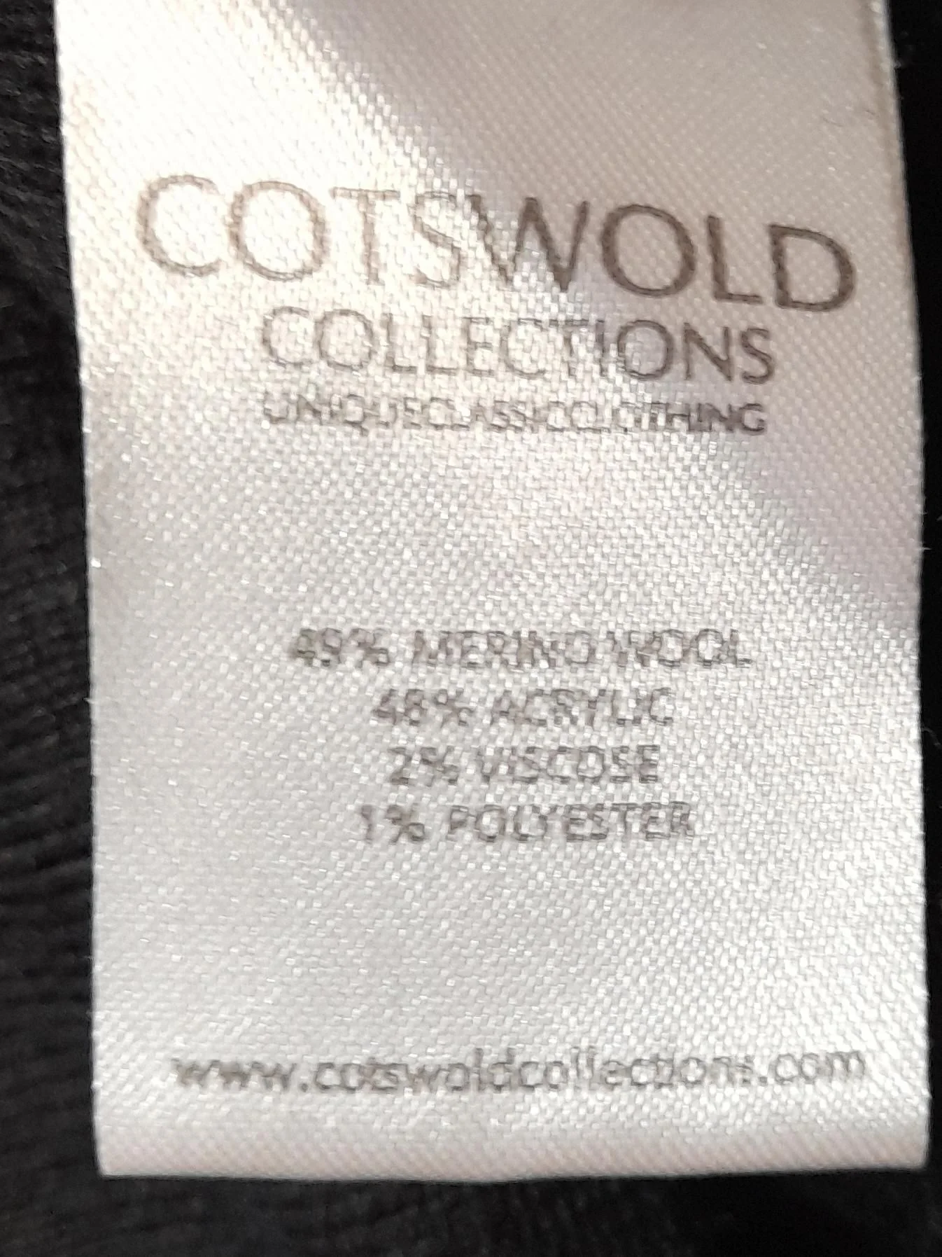 Cotswold Collections Women's Cardigan L Black Wool - Image 7