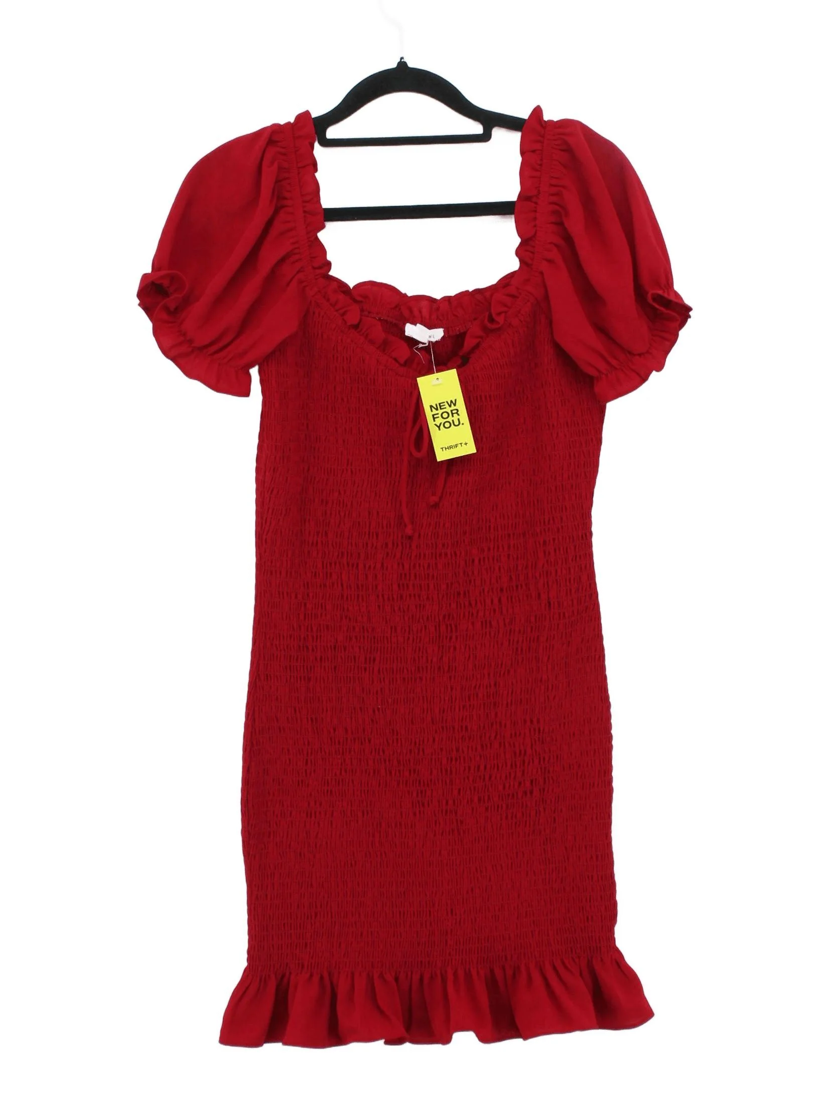 Cotton Candy La Bodycon Mini Dress M in Red