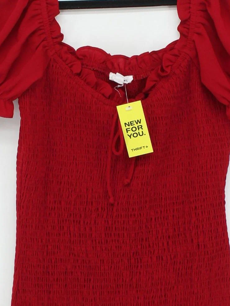 Cotton Candy La Bodycon Mini Dress M in Red - Image 3