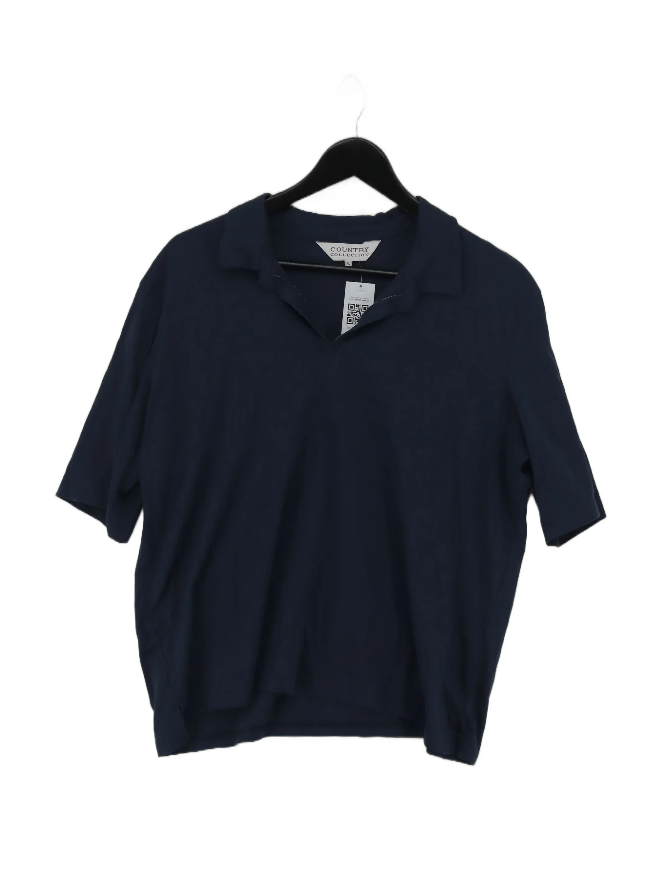 Country Collection Men's Polo XL Blue 100% Cotton Basic