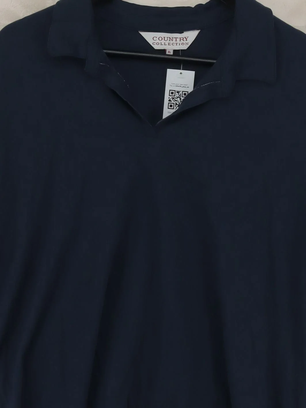 Country Collection Men's Polo XL Blue 100% Cotton Basic - Image 3