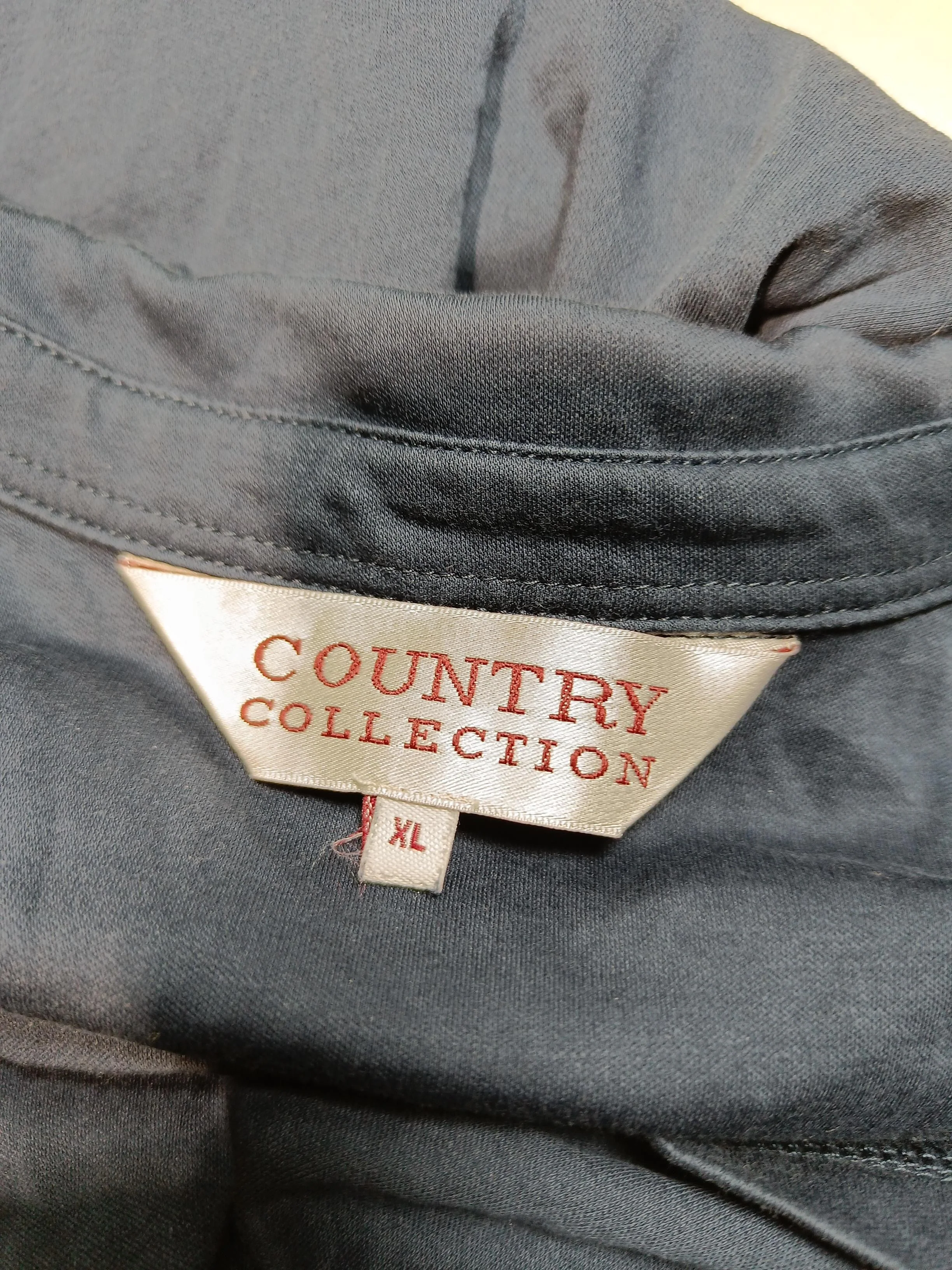 Country Collection Men's Polo XL Blue 100% Cotton Basic - Image 5