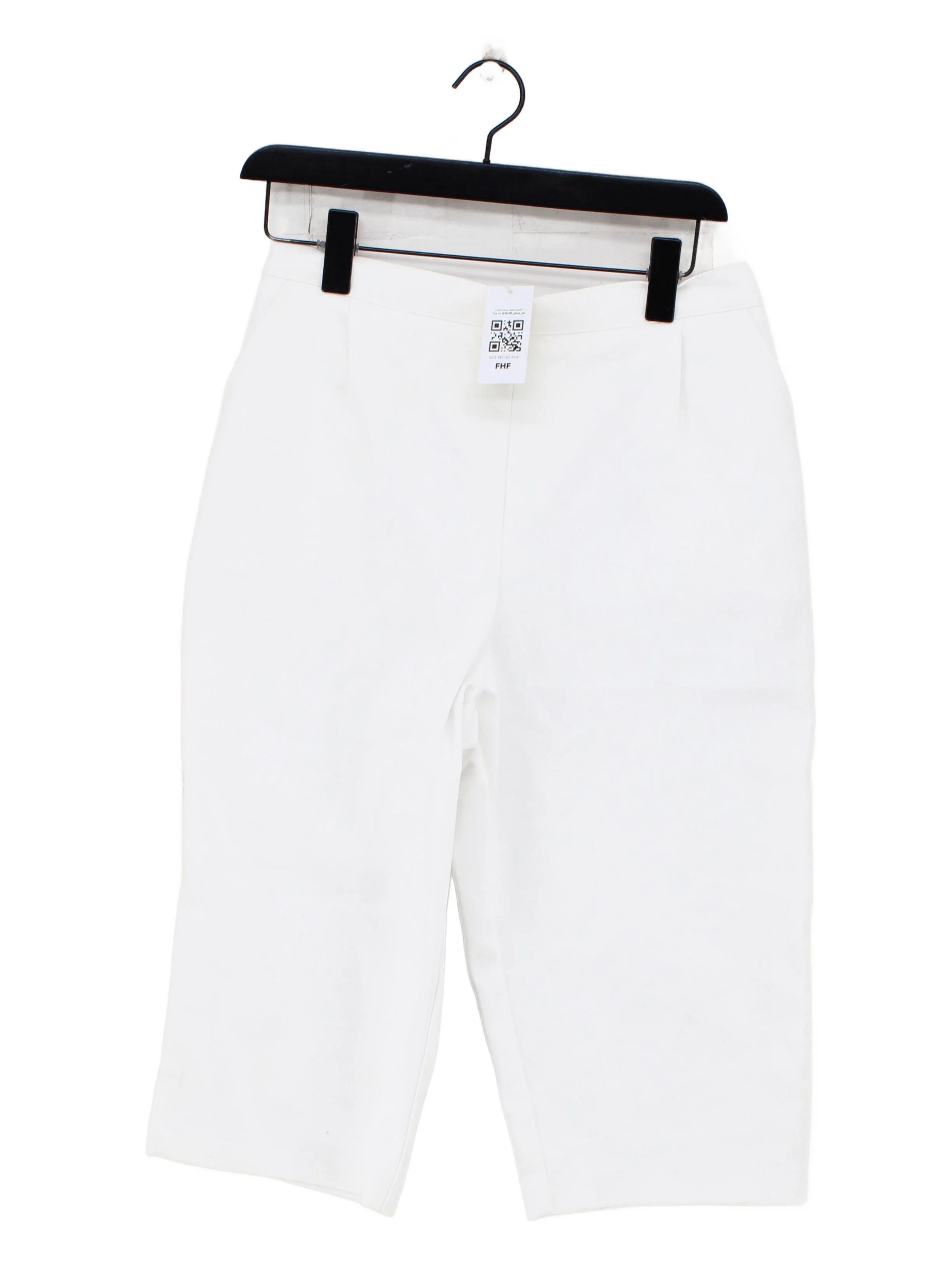 Country Collection Women's Trousers UK 14 White Cotton