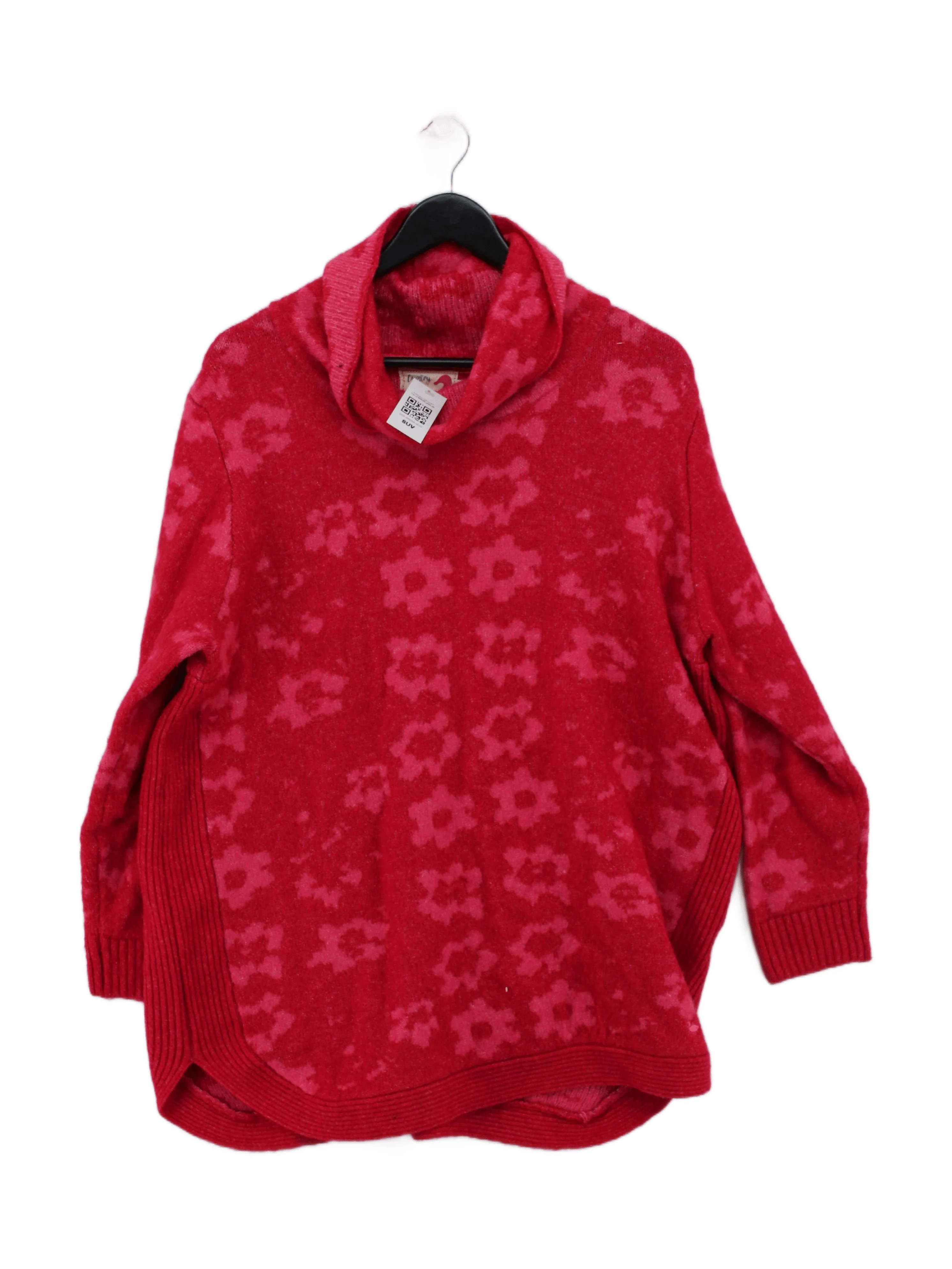 Country Rose Women's Jumper M Red Acrylic with Polyester, Elastane Pullover