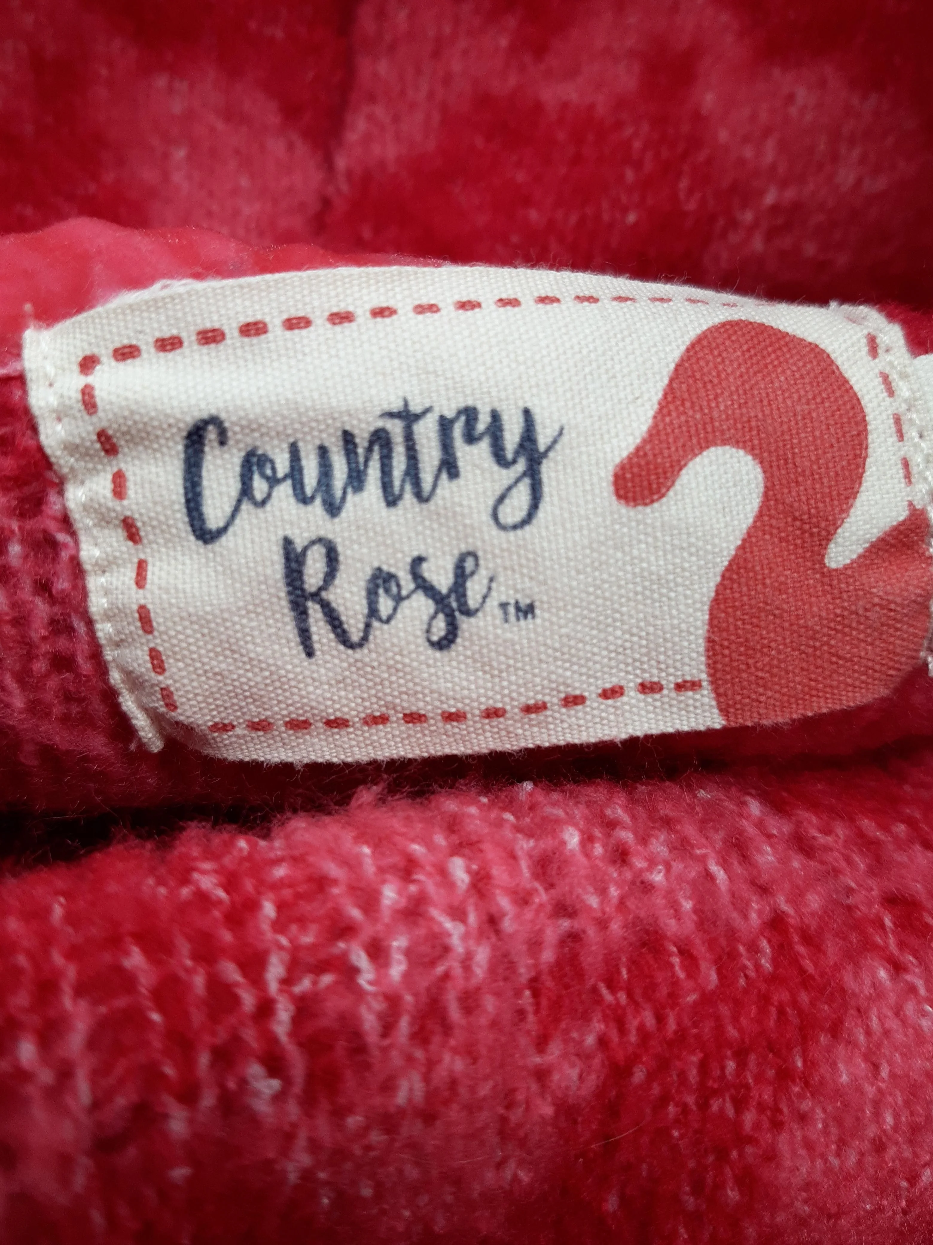 Country Rose Women's Jumper M Red Acrylic with Polyester, Elastane Pullover - Image 6
