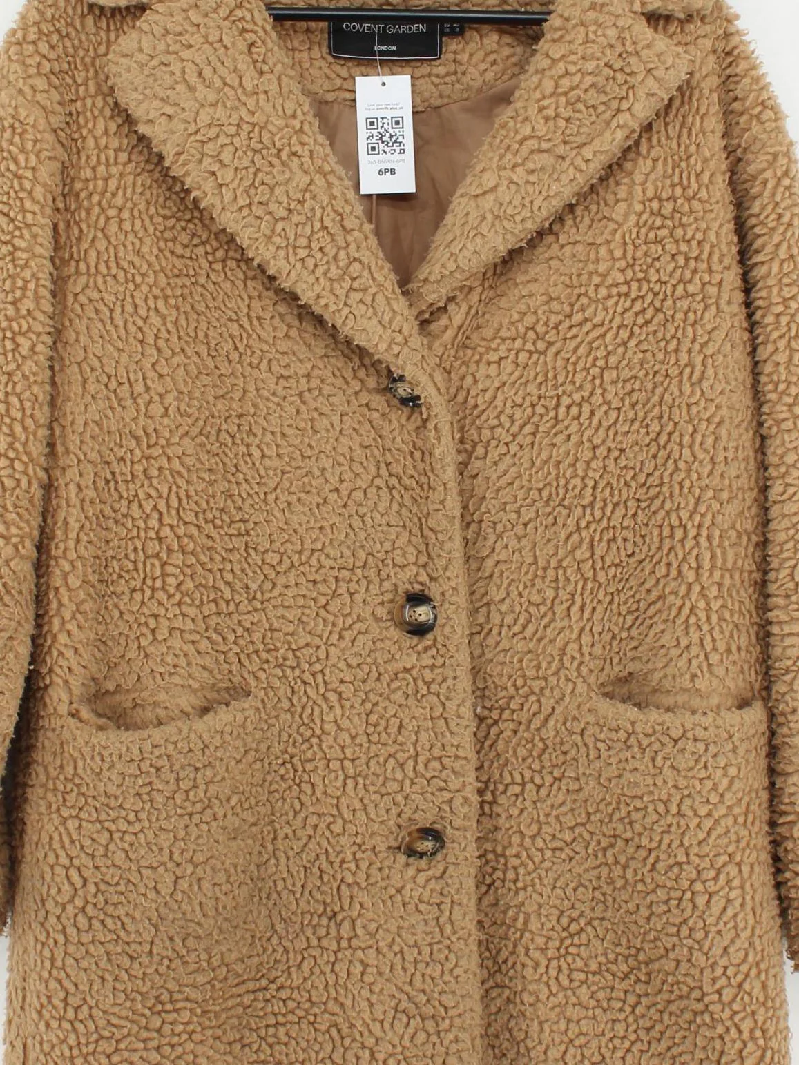 Covent Garden Women's Coat M Tan 100% Polyester Overcoat - Image 3