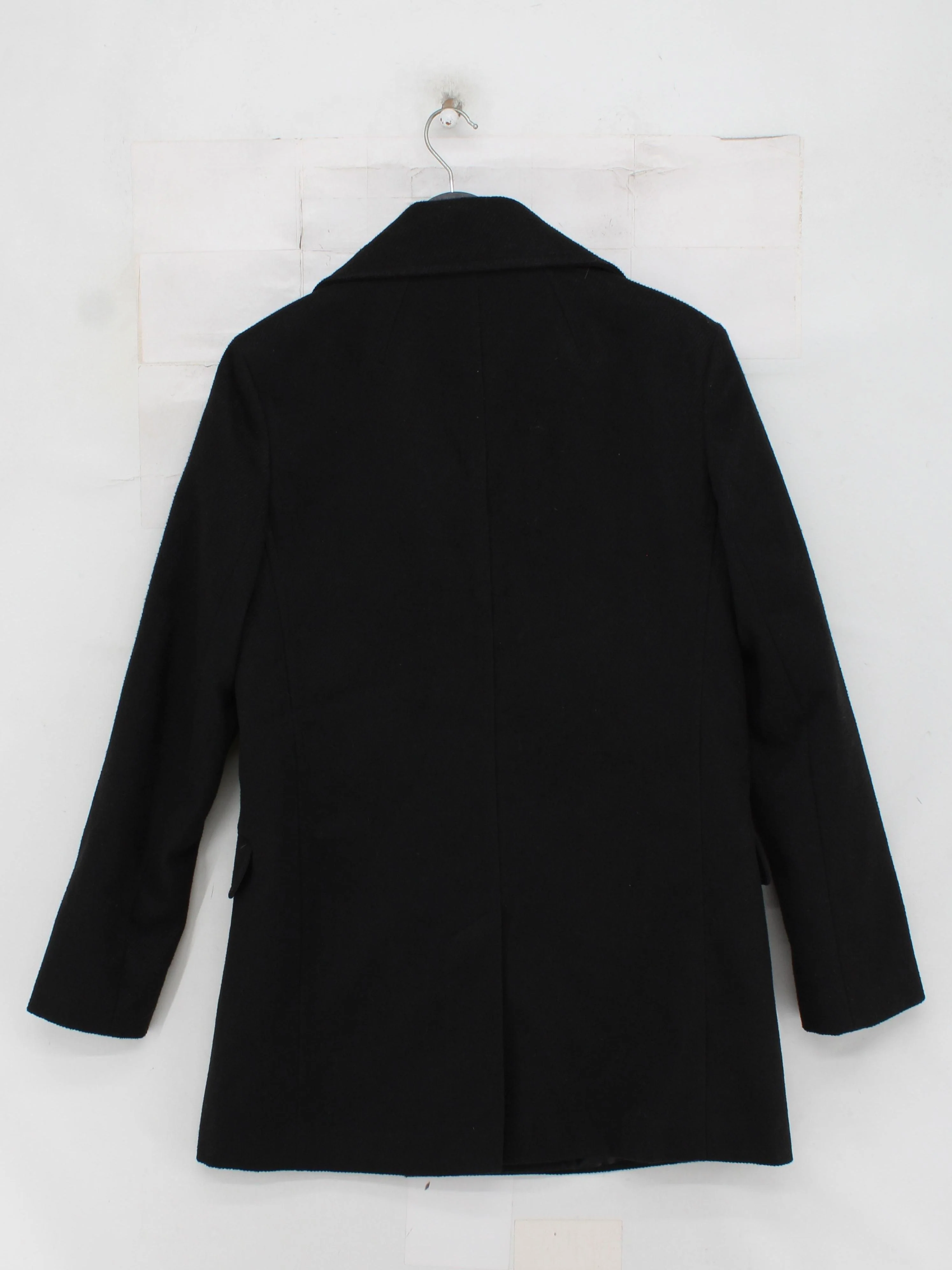 Covent Garden Women's Coat UK 12 Black Polyester with Viscose, Elastane Pea Coat - Image 2