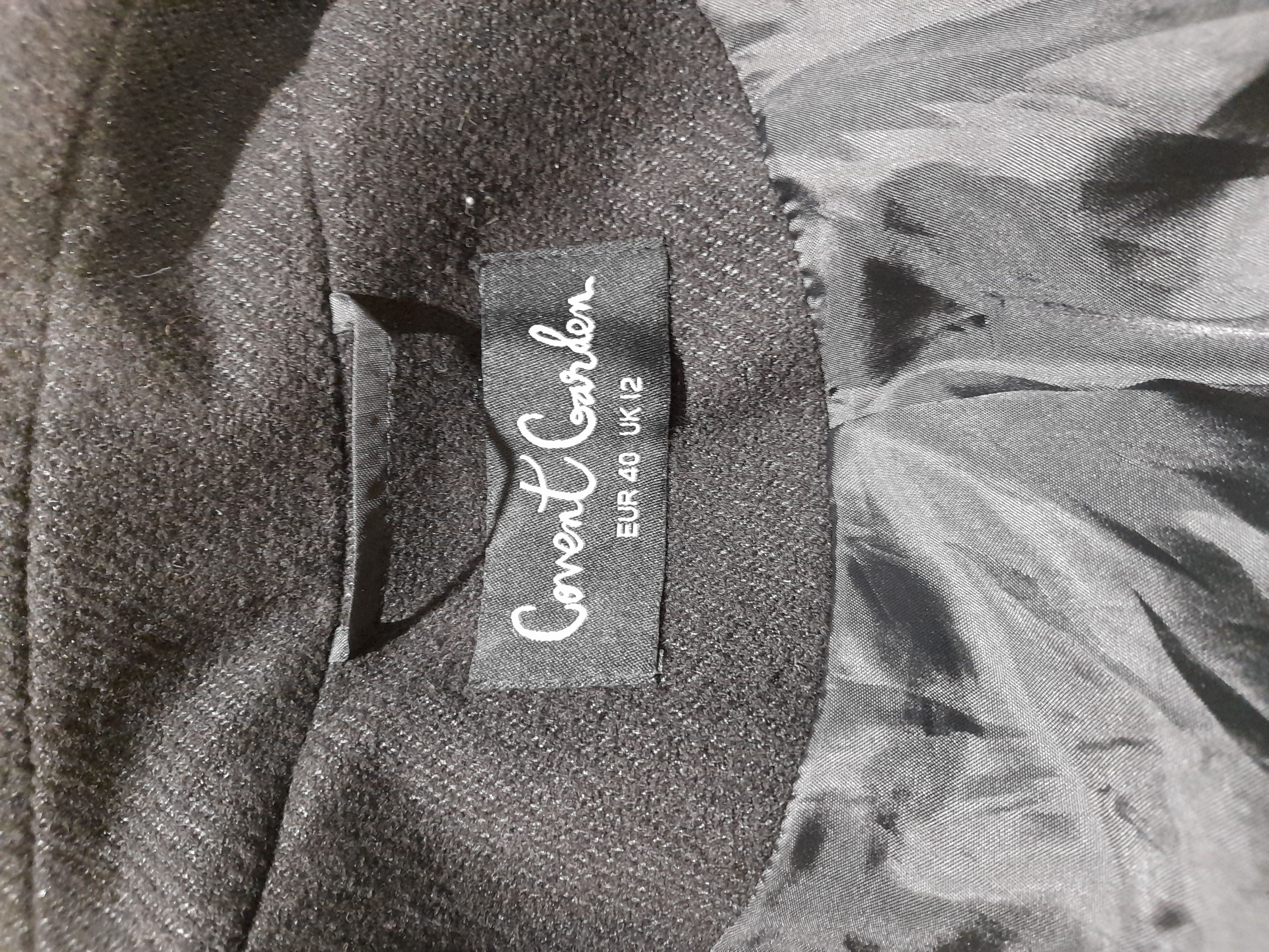 Covent Garden Women's Coat UK 12 Black Polyester with Viscose, Elastane Pea Coat - Image 5