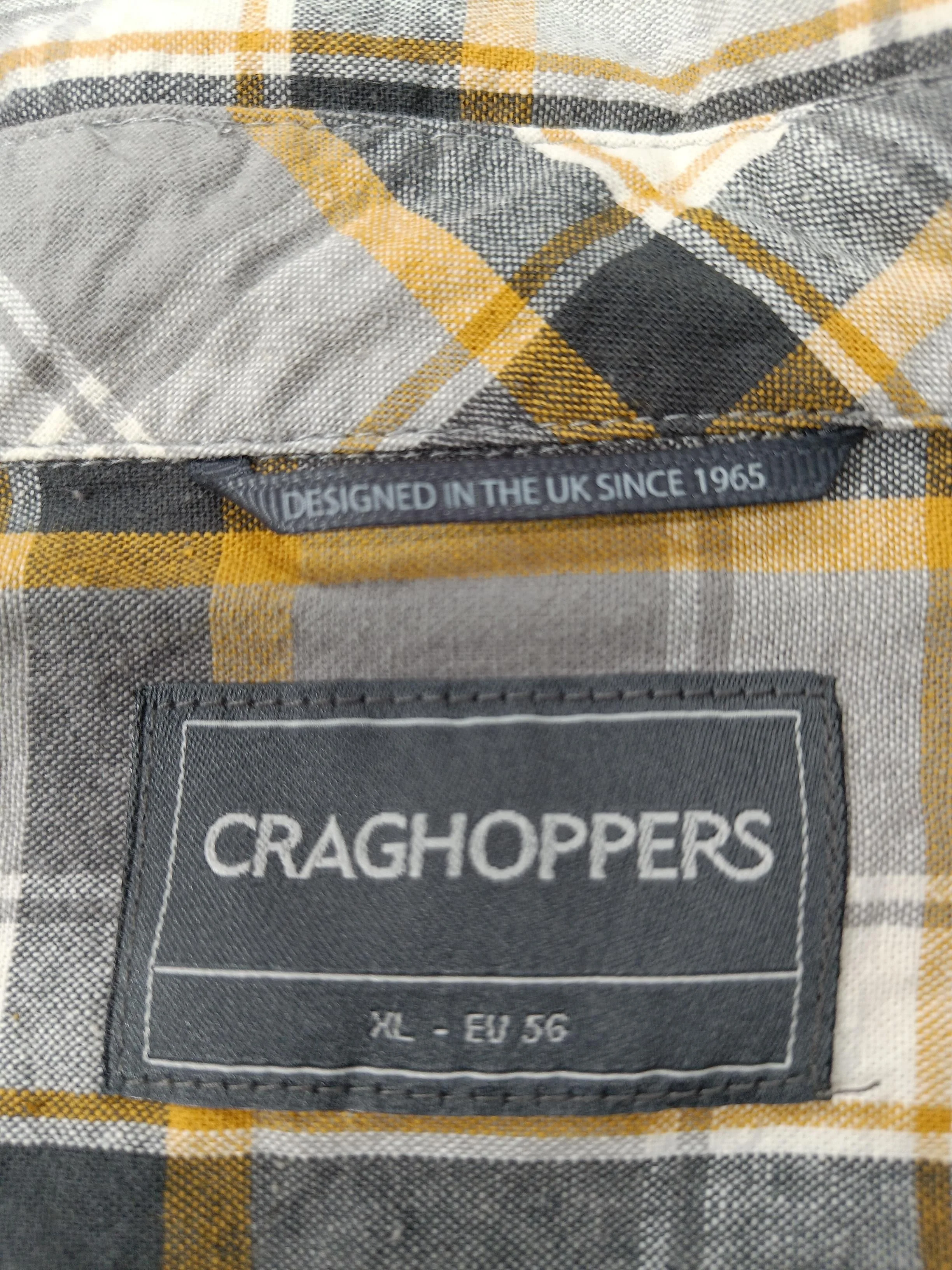 Craghoppers Men's Shirt XL Multi Checkered 100% Cotton Basic - Image 5