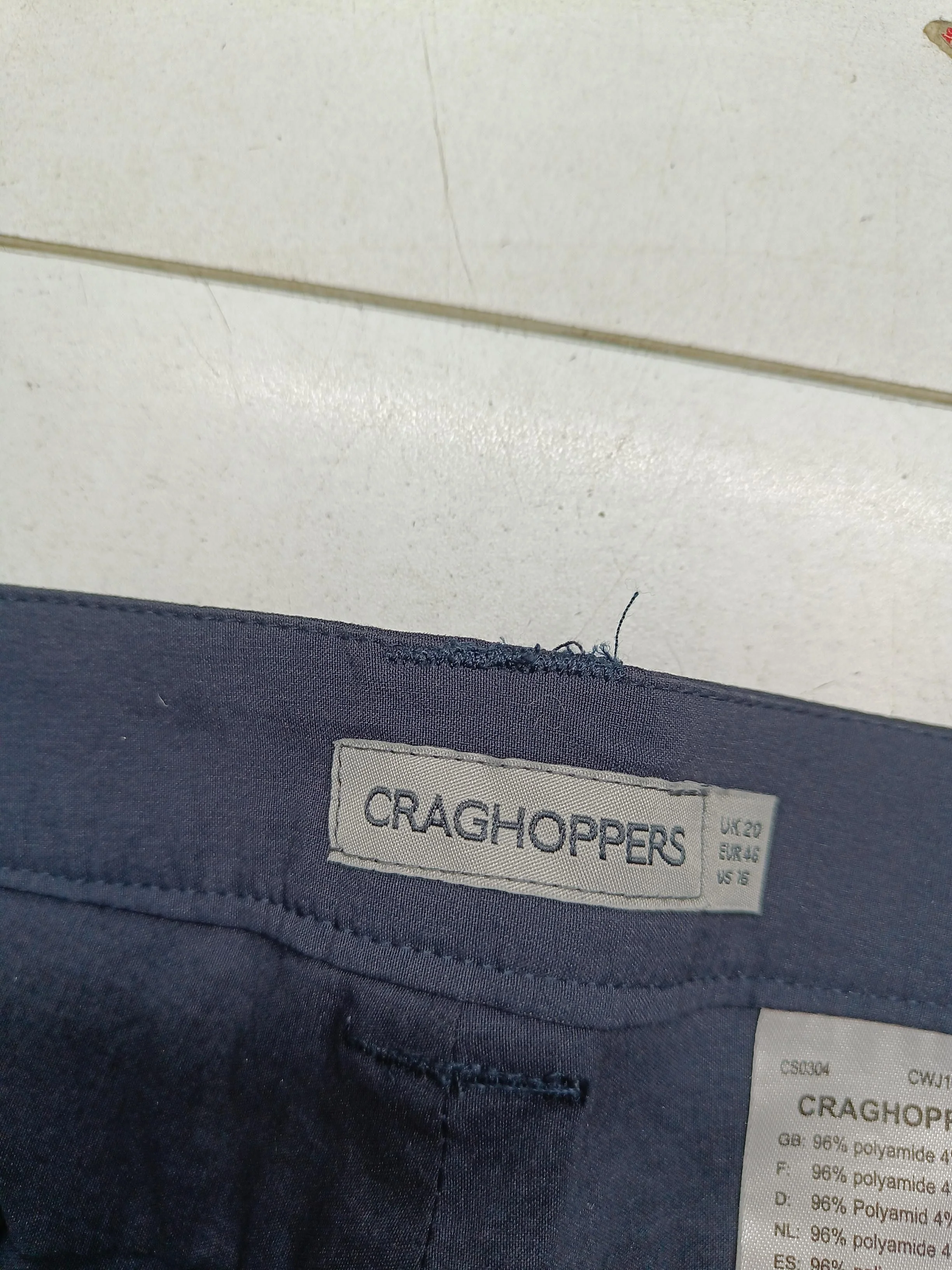 Craghoppers Men's Shorts L Blue Polyamide with Elastane Chino - Image 5